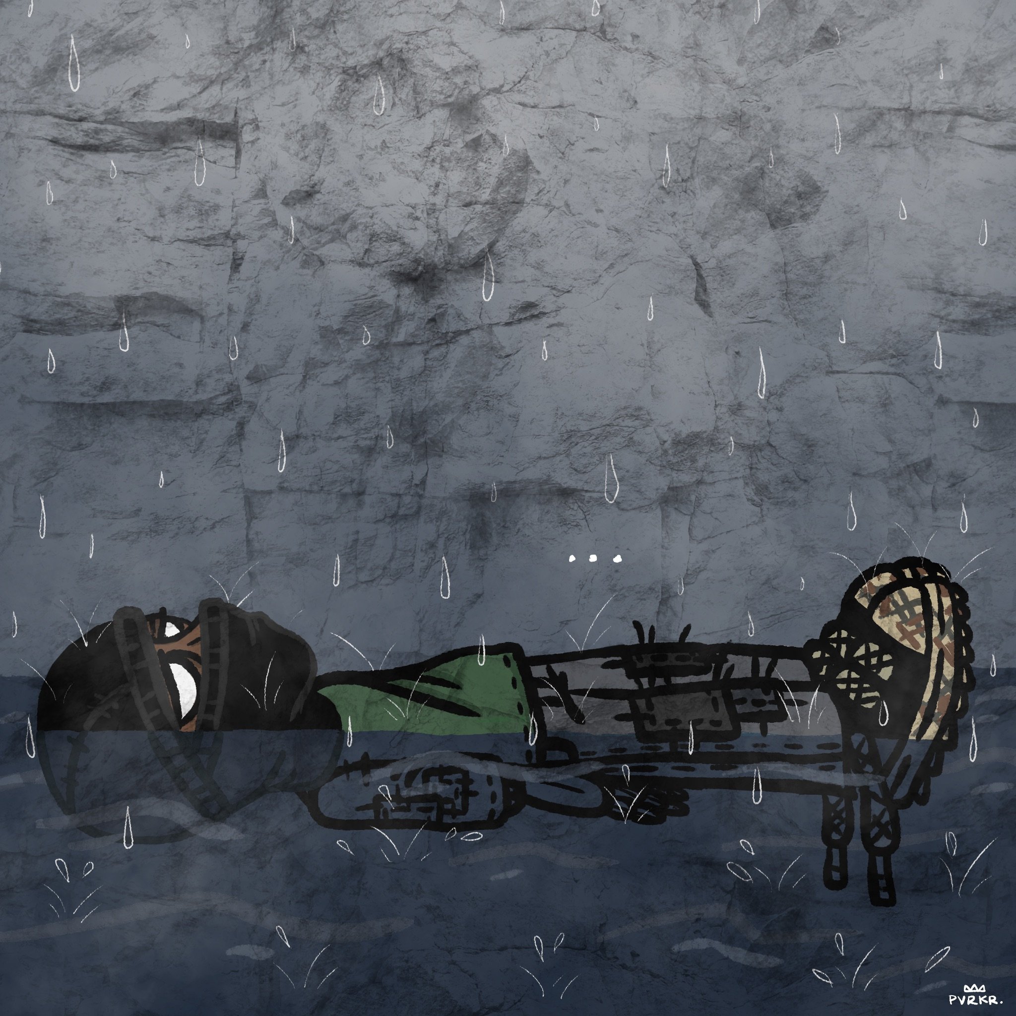 it pours..