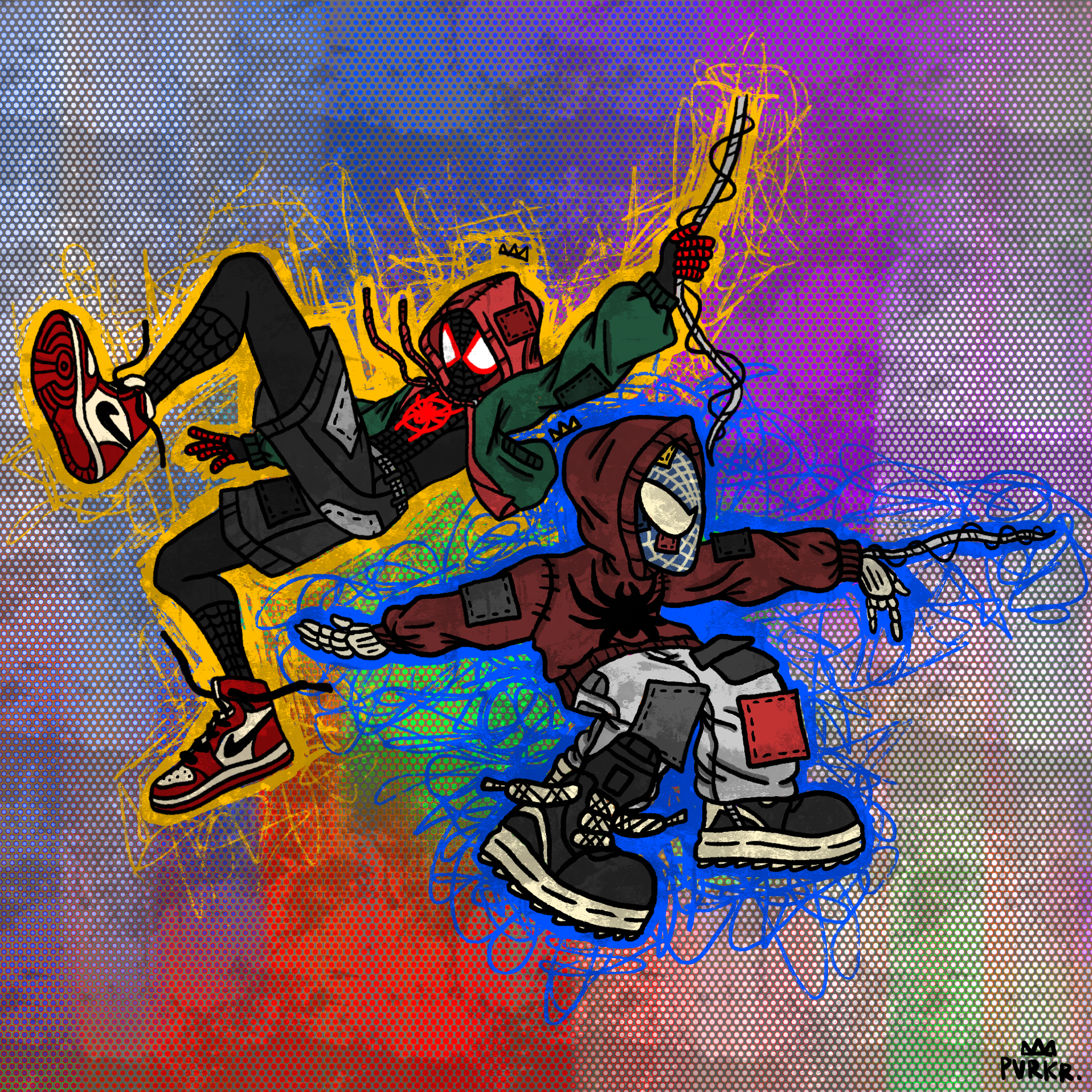 self portrait. (pvrkr & miles.)