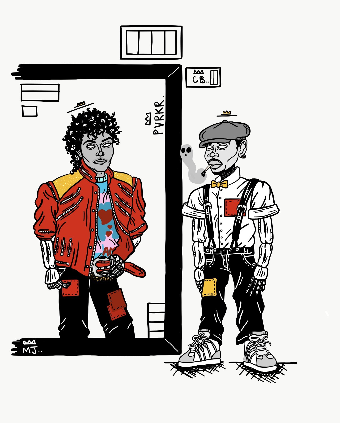 MJ & CB.