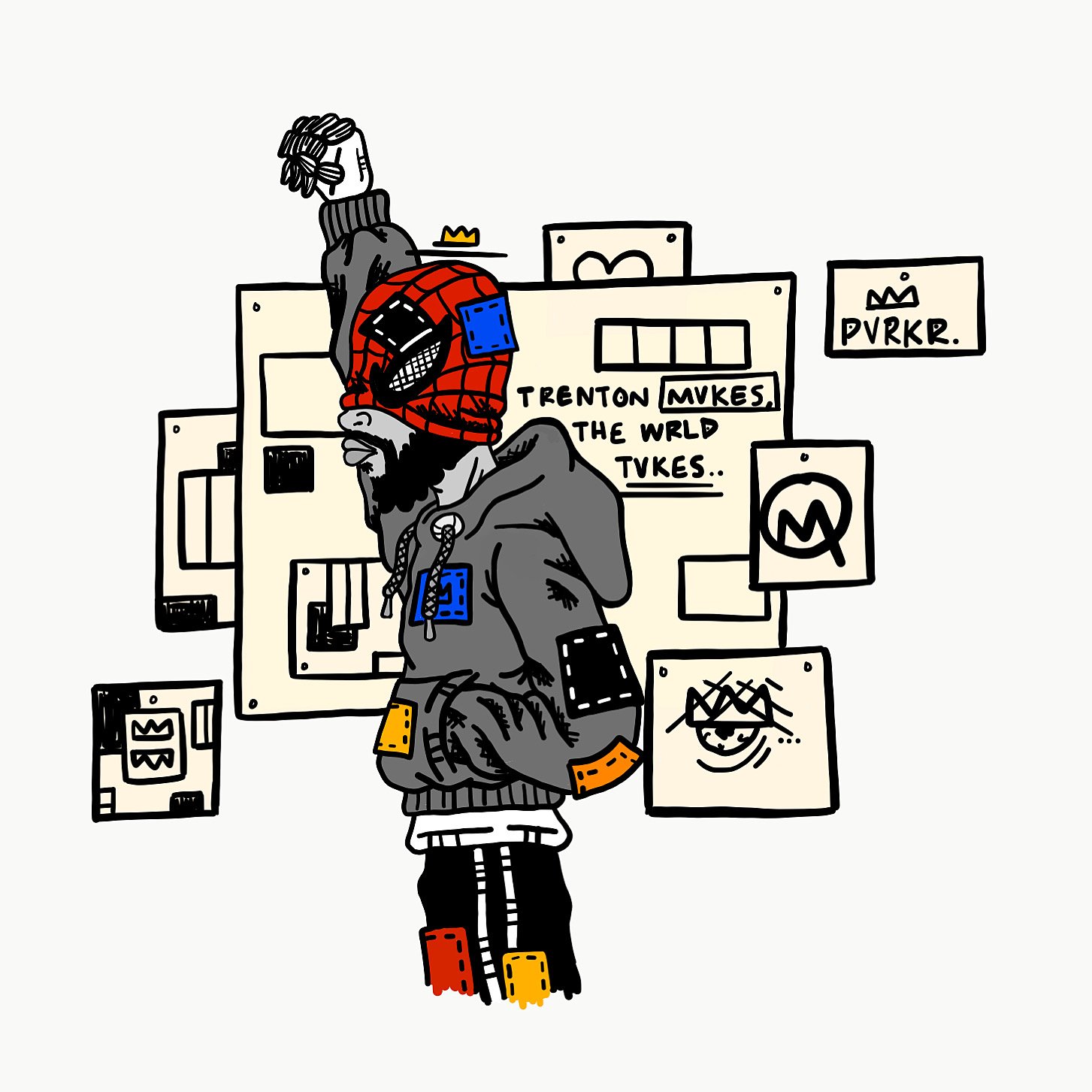 self portrait. (spider mvn.)