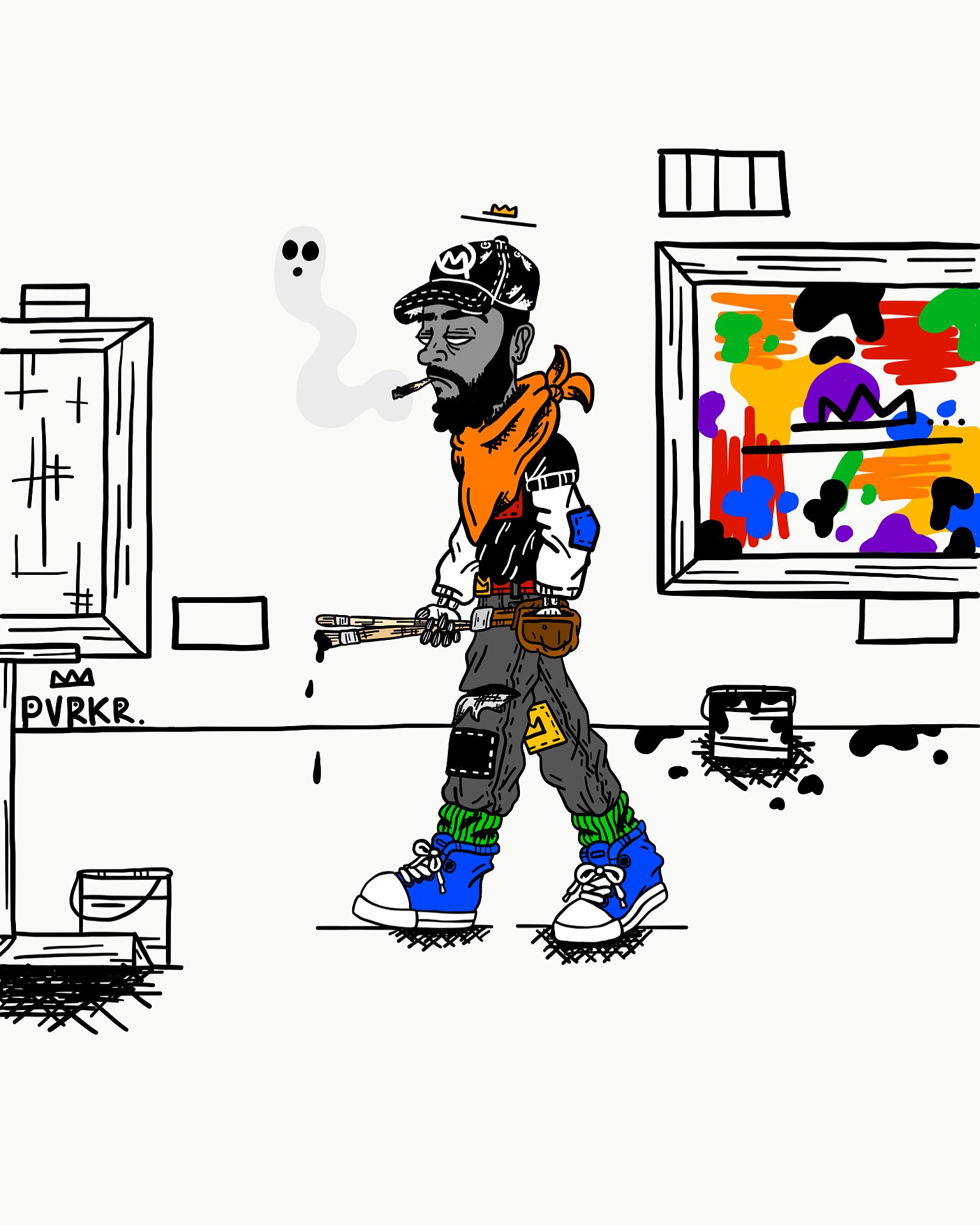 self portrait. (android17.)