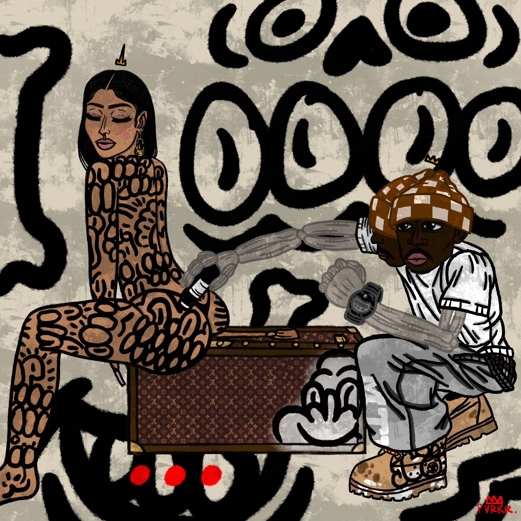 rubi rose & slawn.