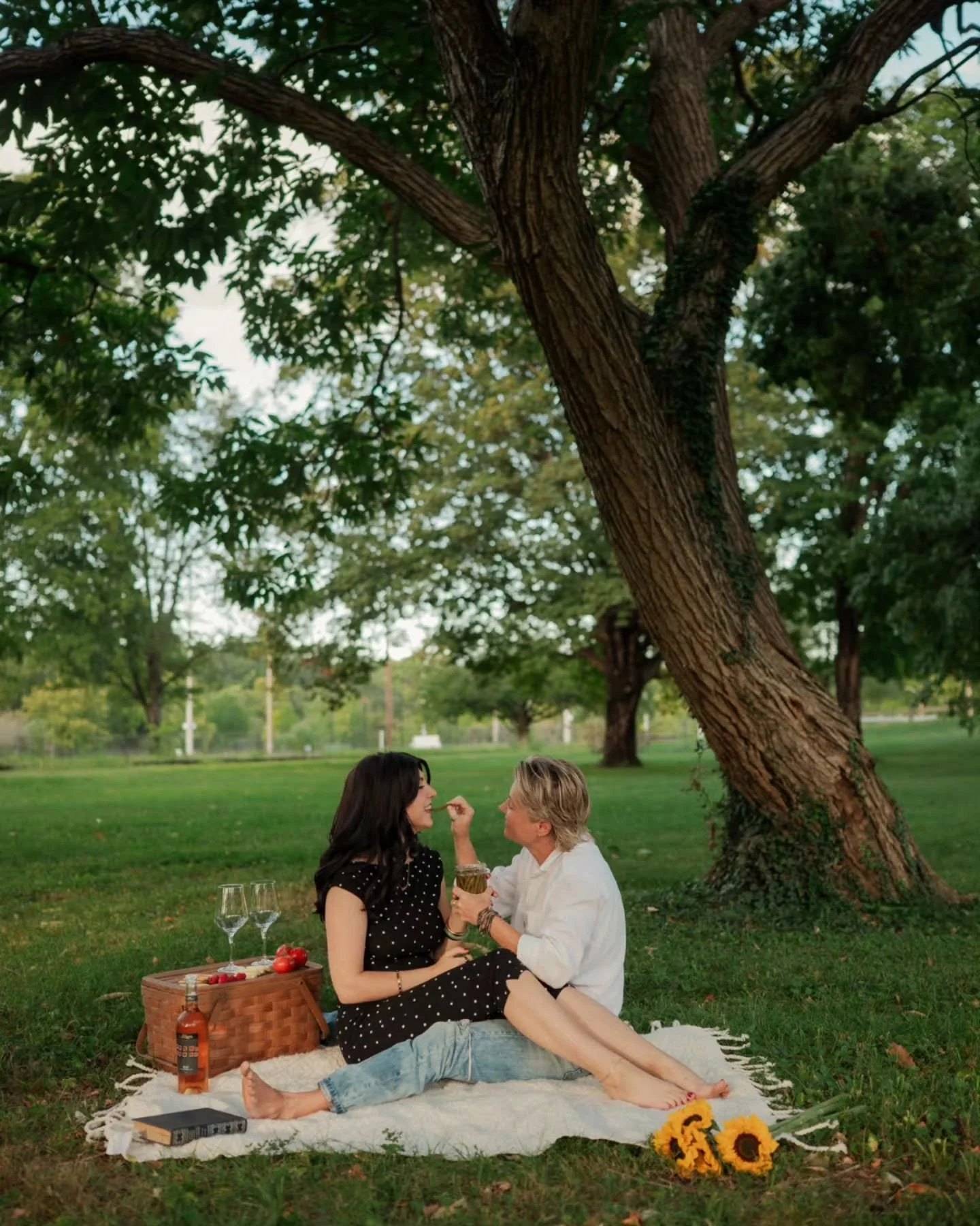 Pickled beans, raspberries, wine, skipping rocks, picking flowers, and foot wars - 

A DREAM! 🤩

Alexia showed me some picnic inspired photos way back when and we finally got to make them come to life! Sorry not sorry for the amount of times I'm gon