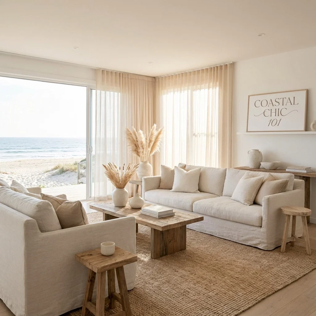 Coastal Chic 101: A Beginner's Guide to Mastering Beach-Inspired Interiors in 2025