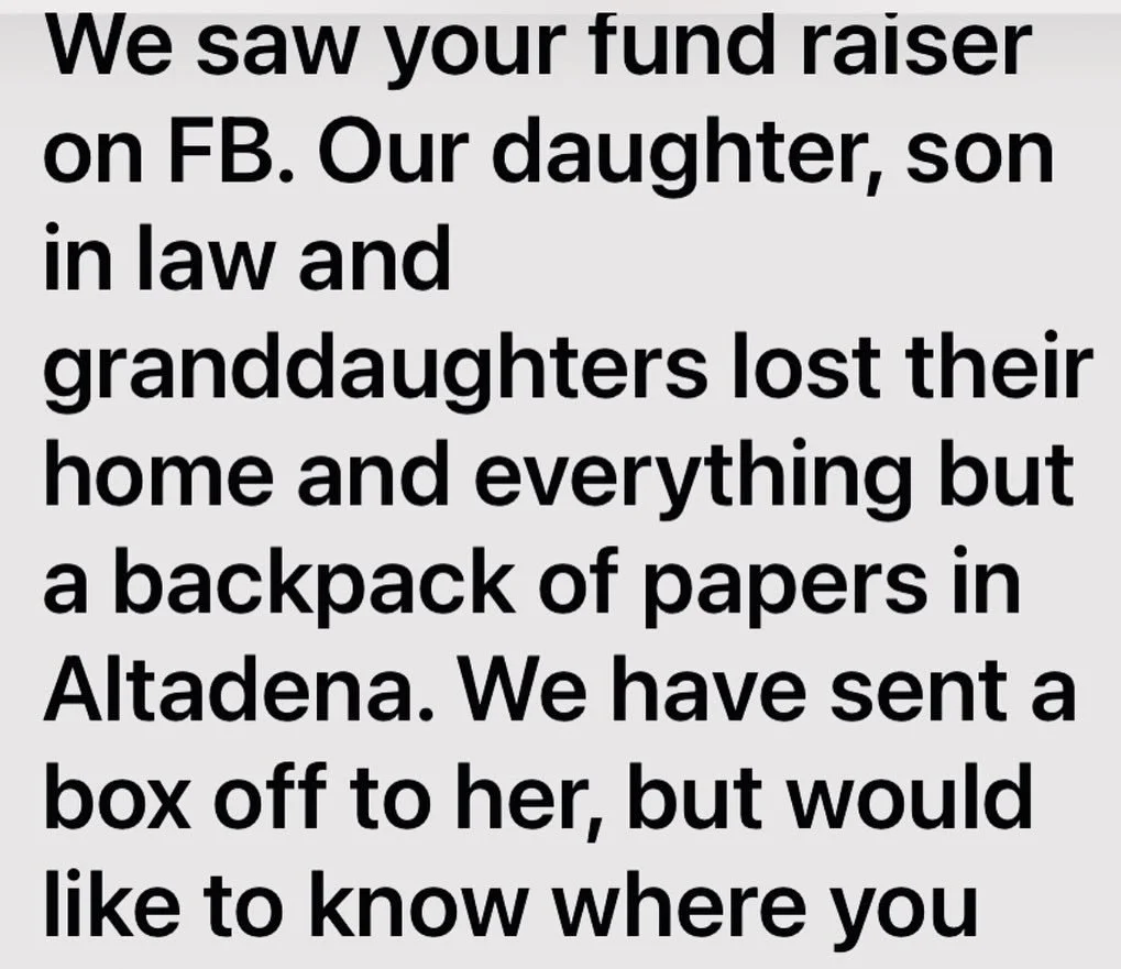 😢 please swipe left to see entire message. The support has been nothing less than amazing. This one really hit home as it came from a neighbor. Don&rsquo;t know about y&rsquo;all, but we&rsquo;re hugging our loved ones a little longer tonight. So lo