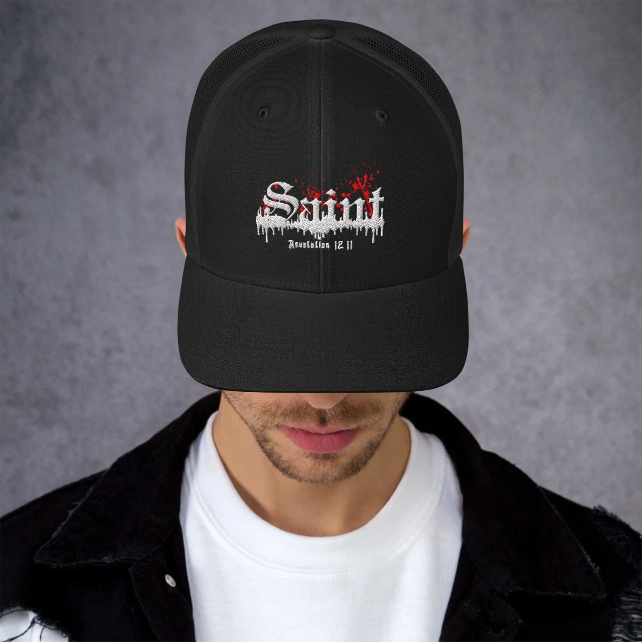 retro-trucker-hat-black-SAINT COLLECTION Simpson planning 7.jpeg