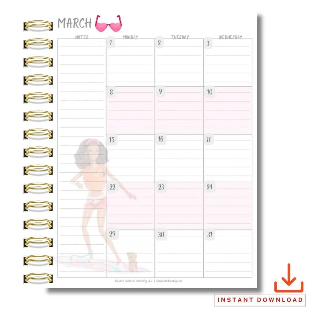 2026 Pink Barbie style calendar planner_Simpson Planning 7 (2).jpg