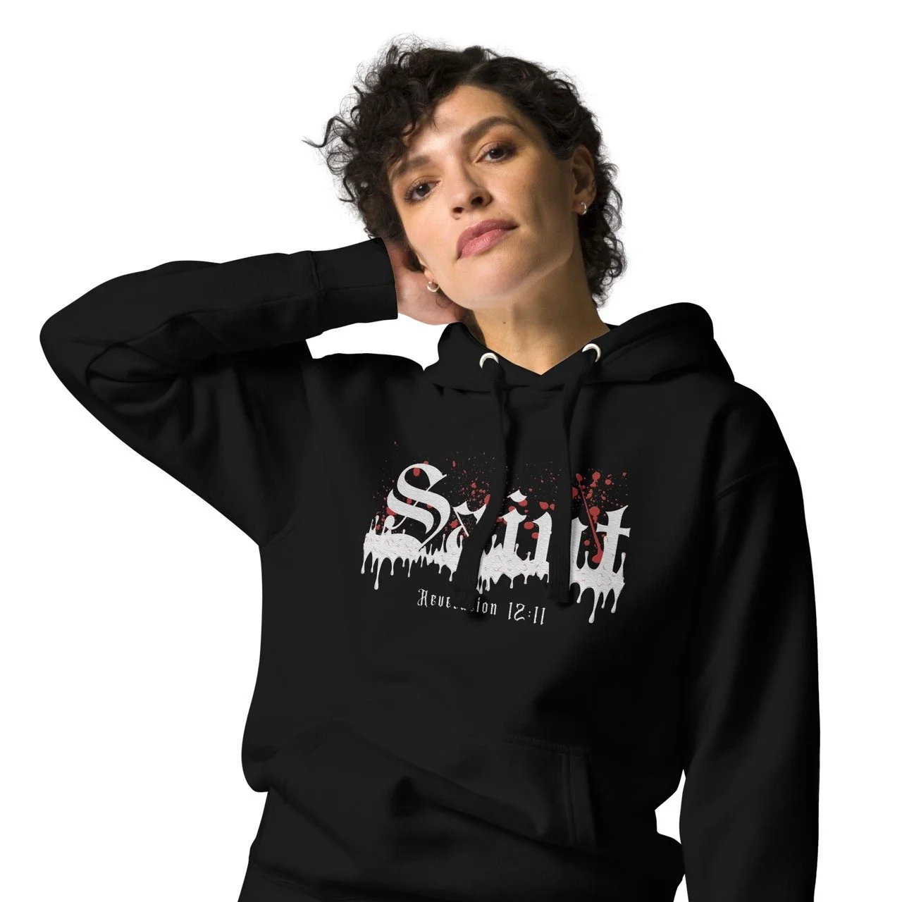 unisex-premium-pullover-hoodie-black-SAINTS Collection Simpson Planning 6.jpeg