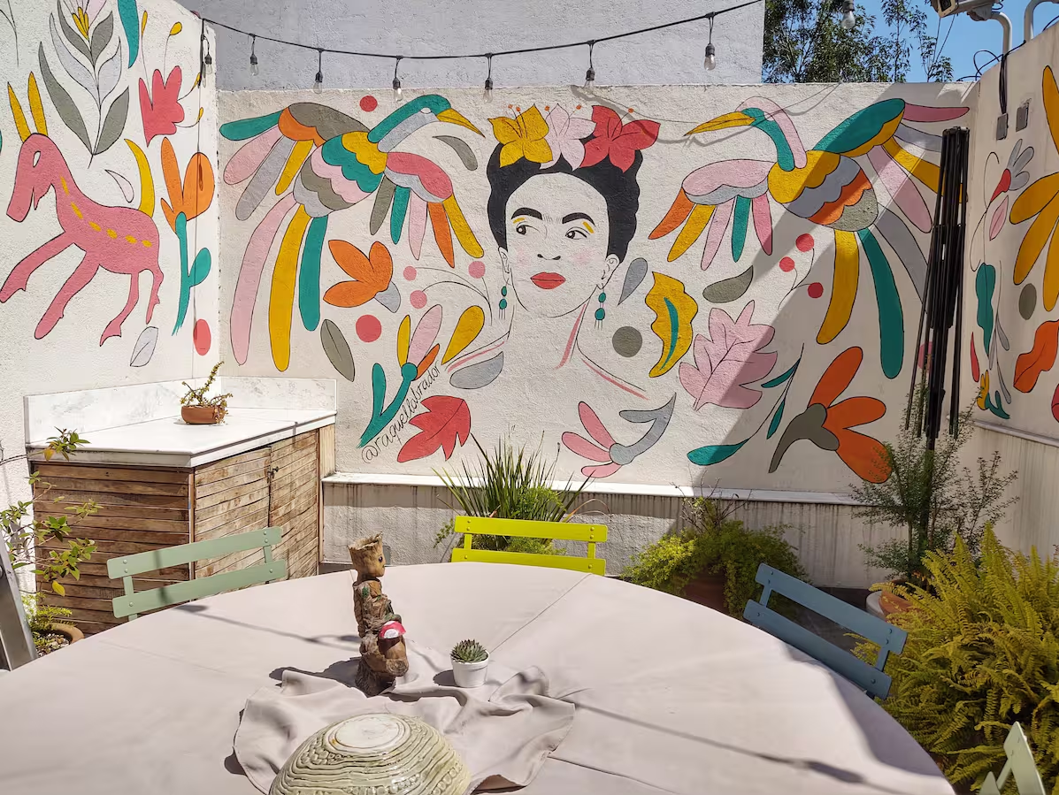 Frieda on the house on zamora for our cultural immersion and retreat