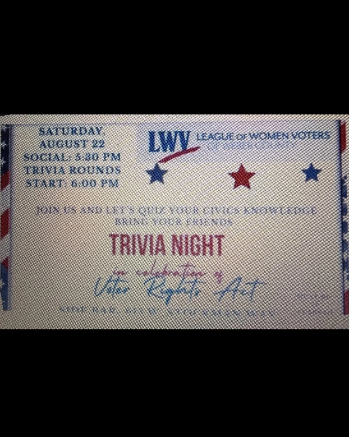 Trivia Night!