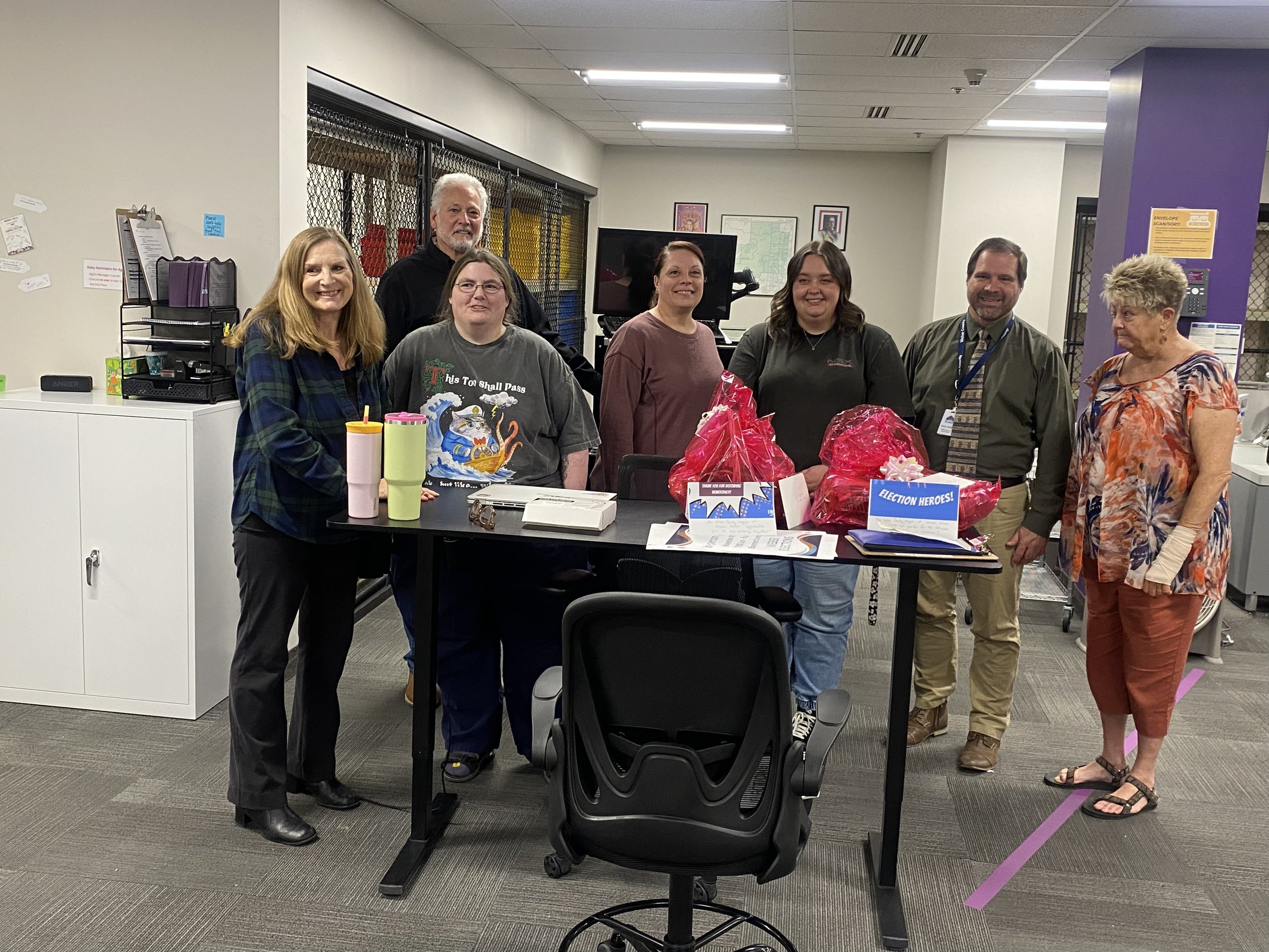 Hero's Day at the Weber County Election Office 2025