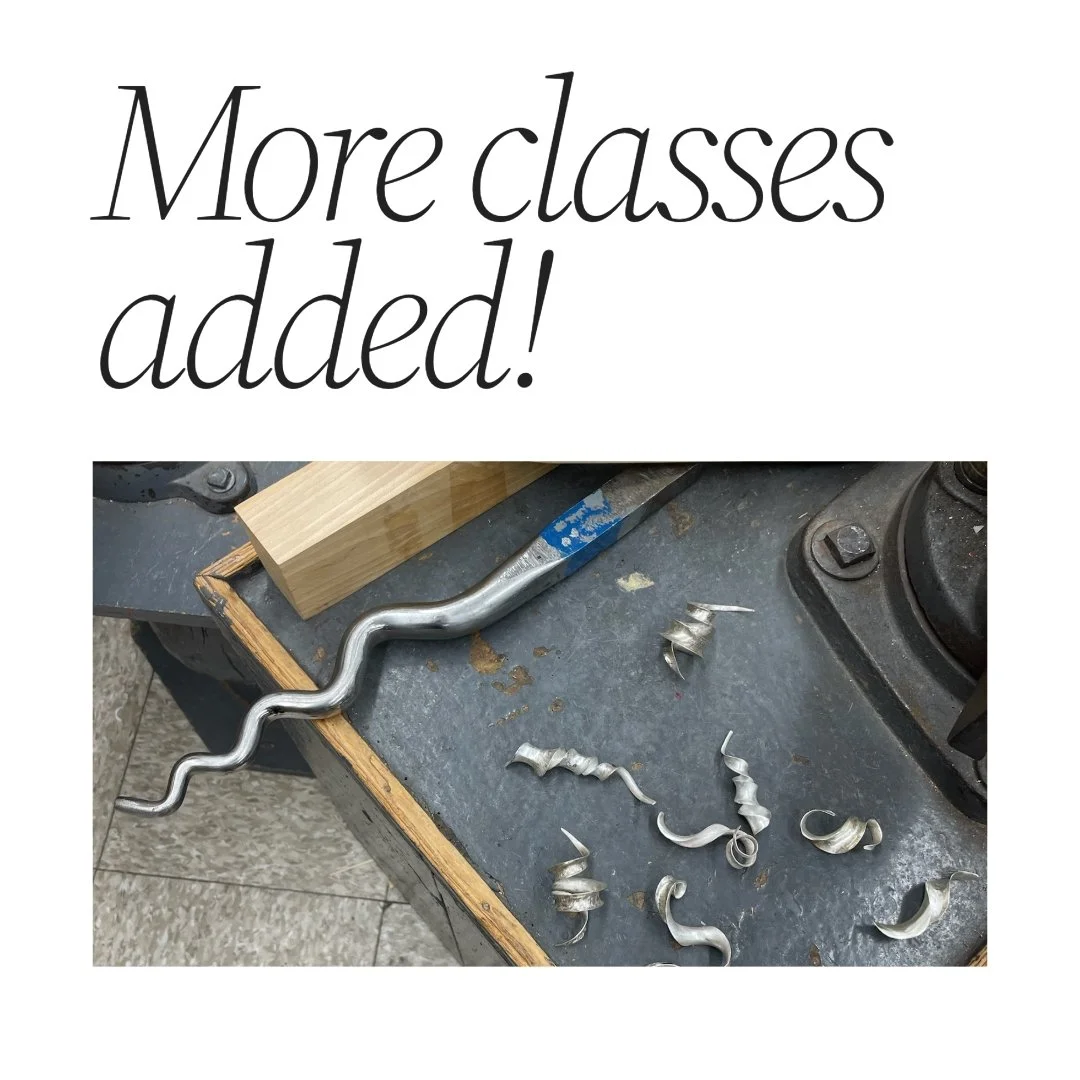 More Fall Classes Just Added! 
Whether you&rsquo;re brand new to metalsmithing or ready to take your skills to the next level, we&rsquo;ve got something for you.

📅 Small class sizes mean these new spots will go fast&mdash;register now at oremetalss