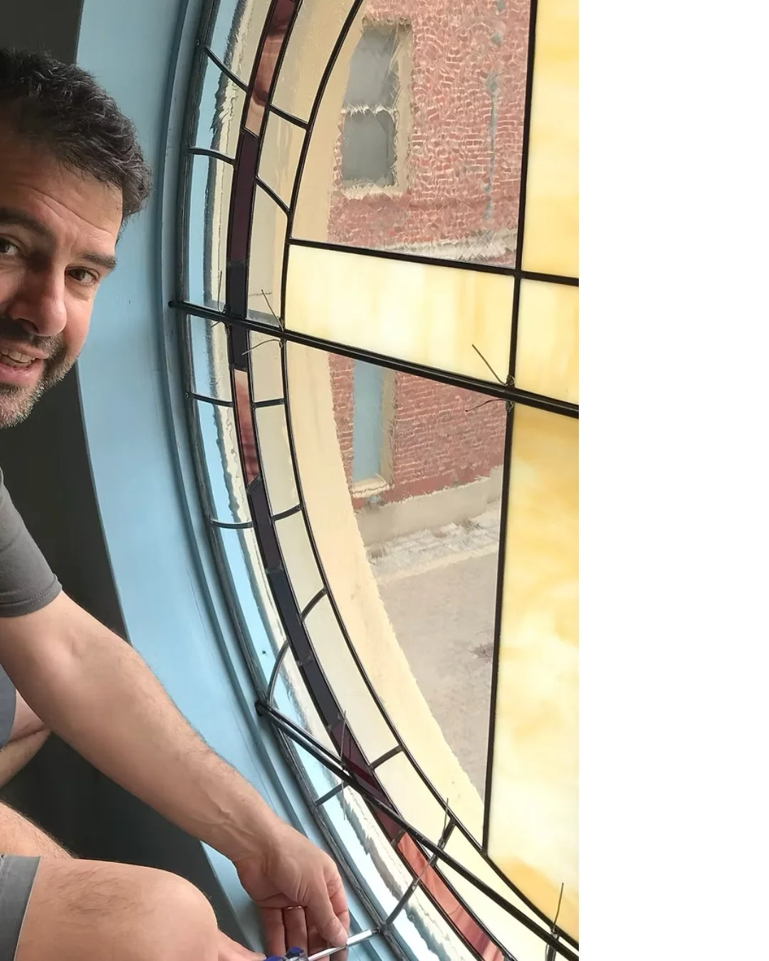 Instructor Spotlight:

Michel L'Huillier discovered his love of glass while studying fine arts and art history in Strasbourg, France. He draws from three different techniques for architectural commissioned works: kiln-forming, fusing, and stained gla