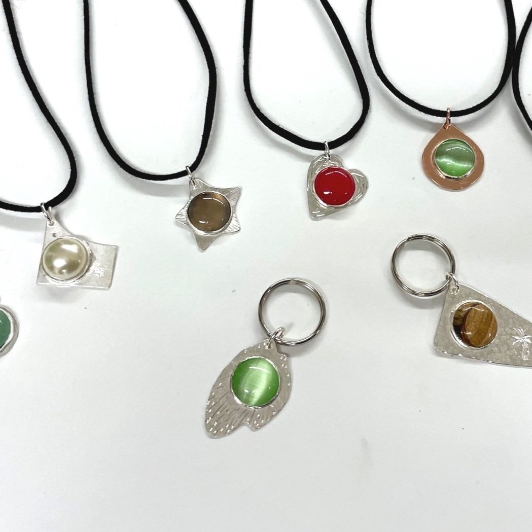 Beginning Jewelry Weekend Series: Sterling Silver Pendant with a Bezel-set Cabochon Stone