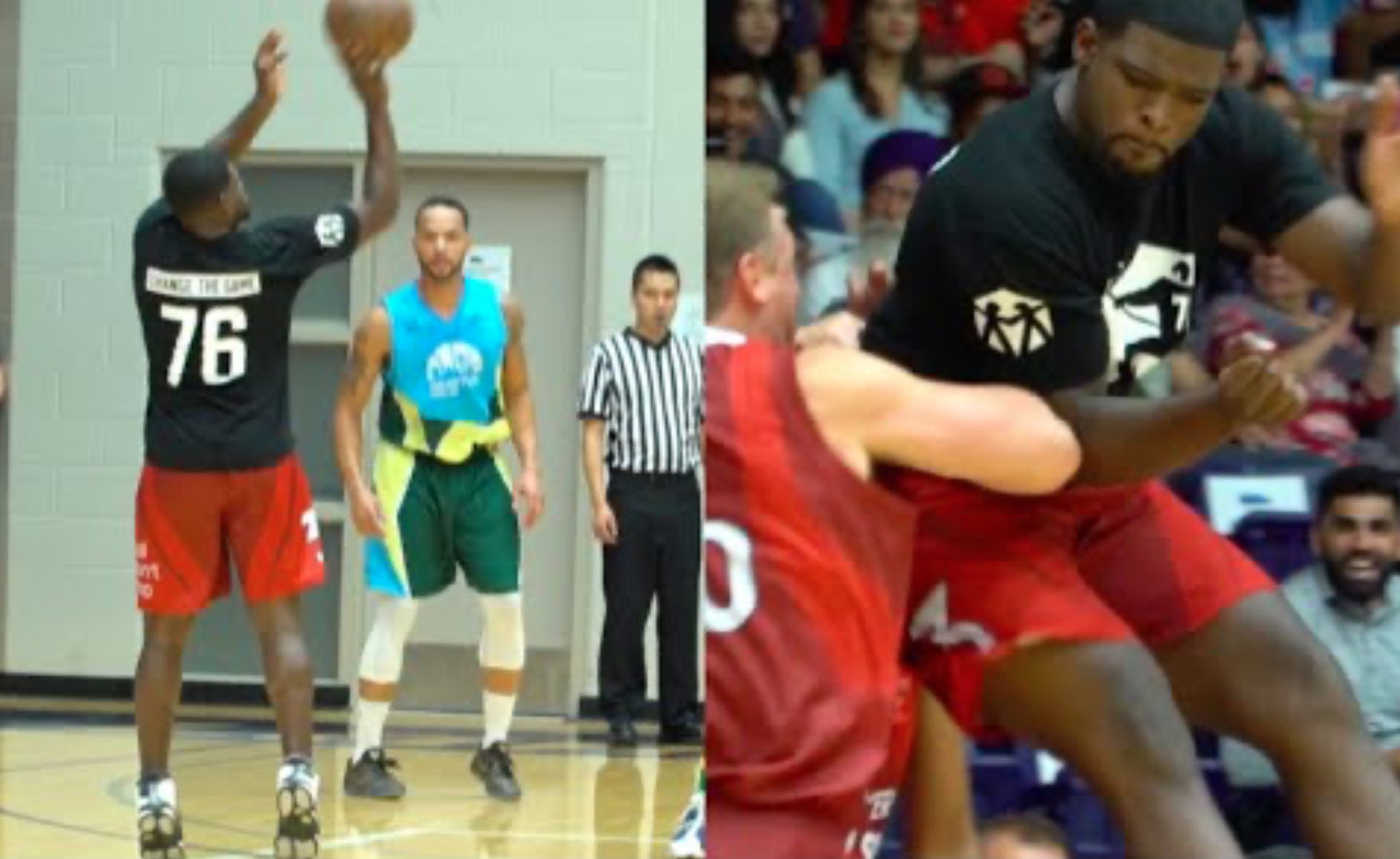 NHL Superstar pk subban checks into ball don’t stop pro am and nails a three