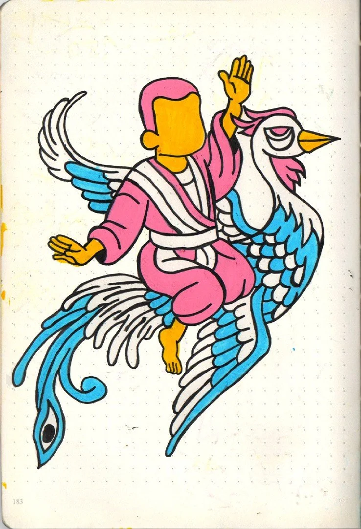 Chapter II, Acrylics on paper, 15x21cm, 2025..jpg