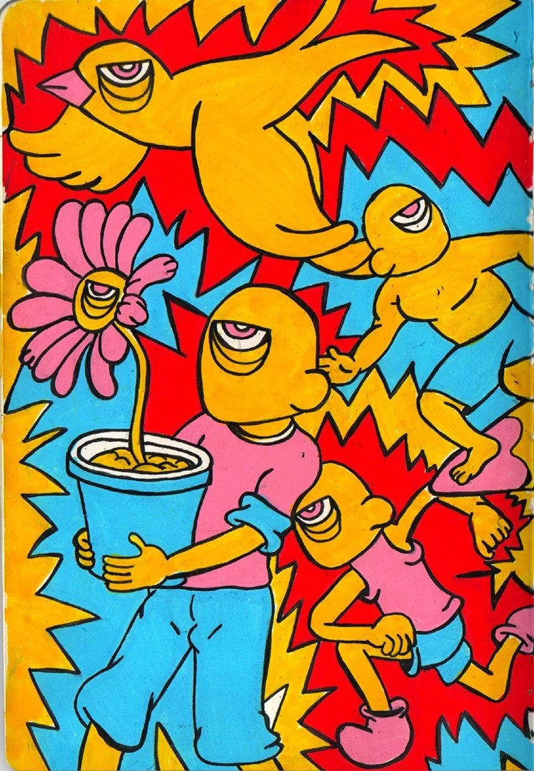 Chapter XIX', Acrylics on paper, 15x21cm, 2025..jpg