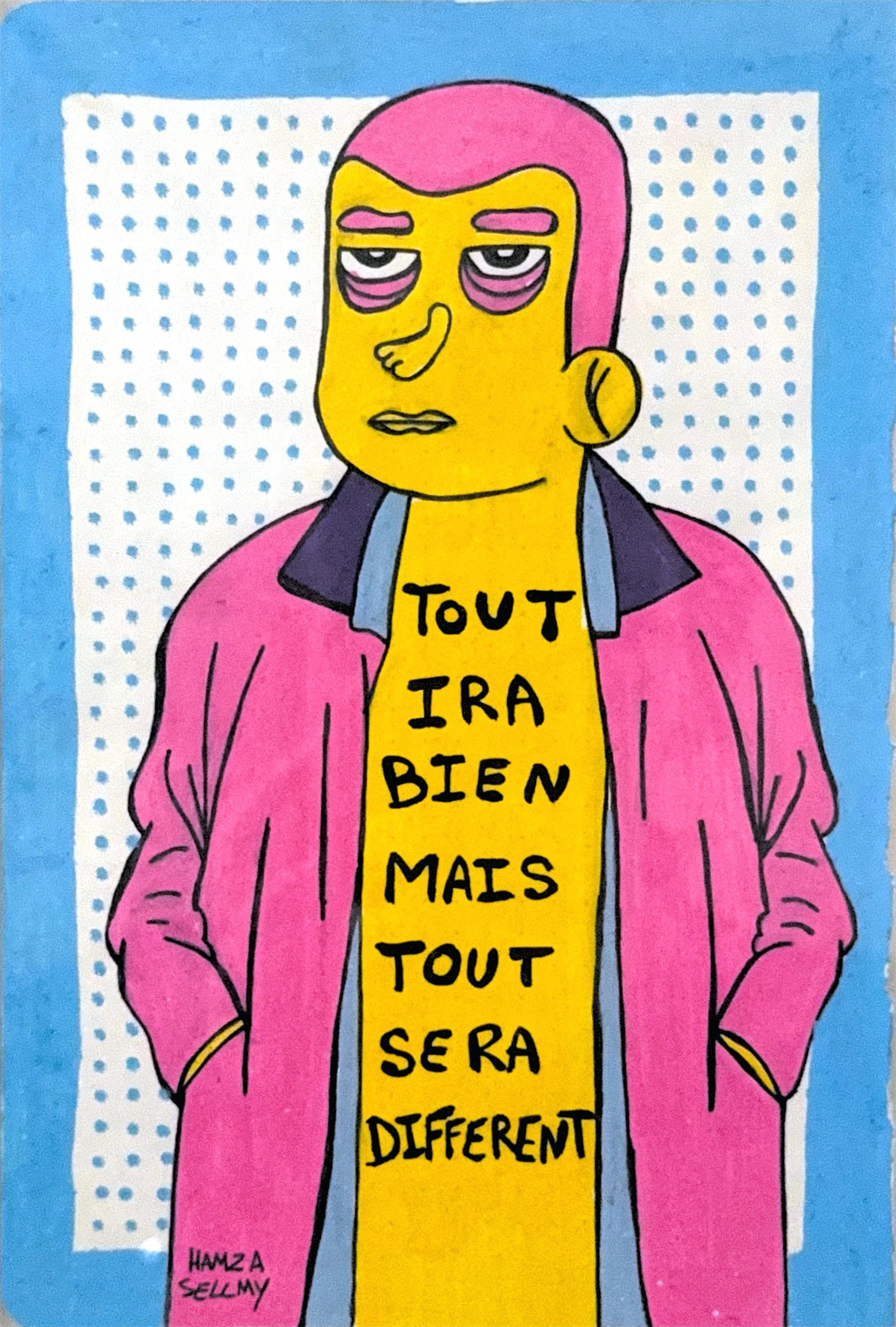 Chapter XVI, Acrylics on paper, 15x21cm, 2025..jpg