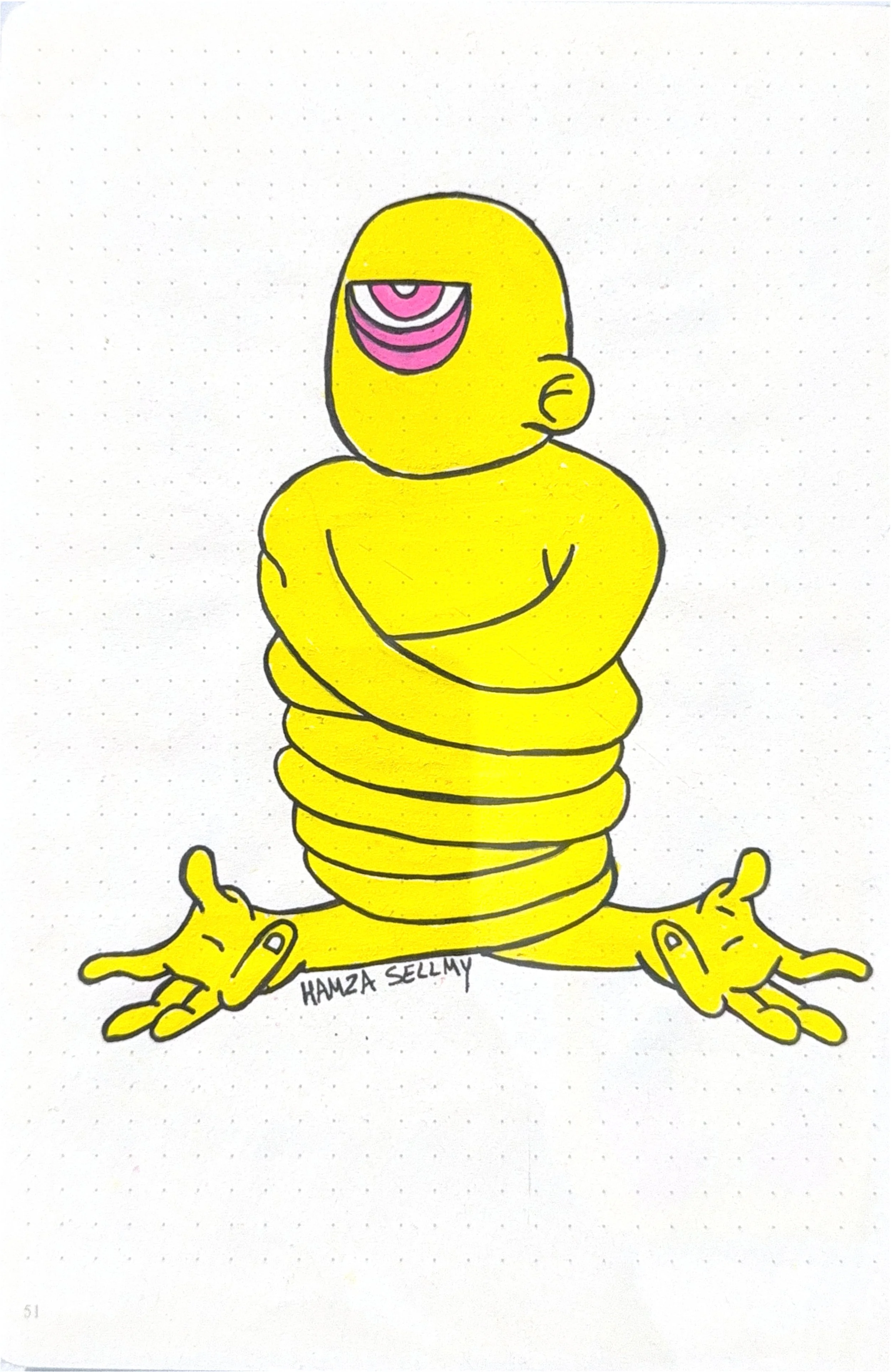 Chapter VI, Acrylics on paper, 15x21cm, 2025..jpg