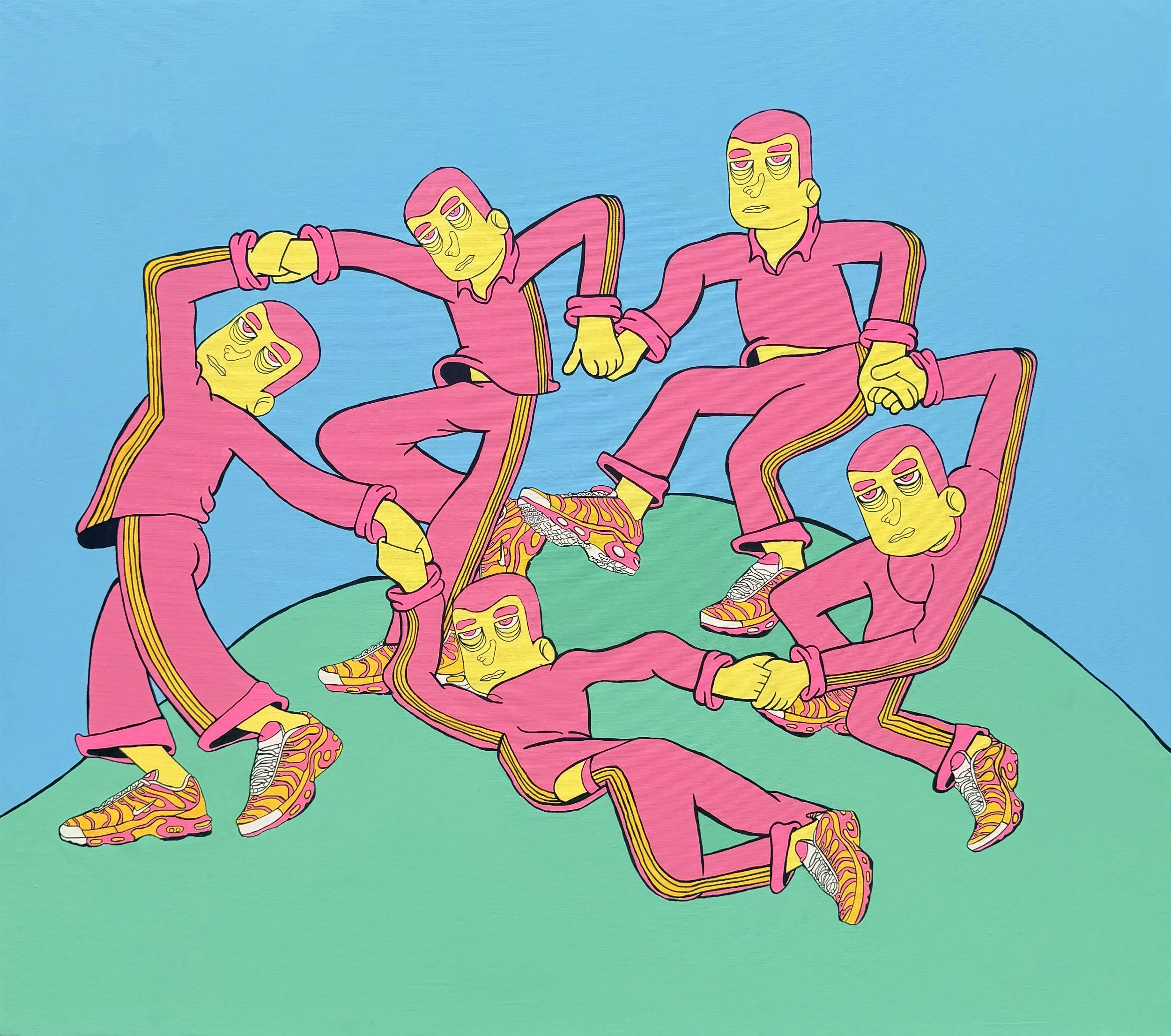 La Danse, Acrylics on canvas, 130x120cm, 2025..jpeg