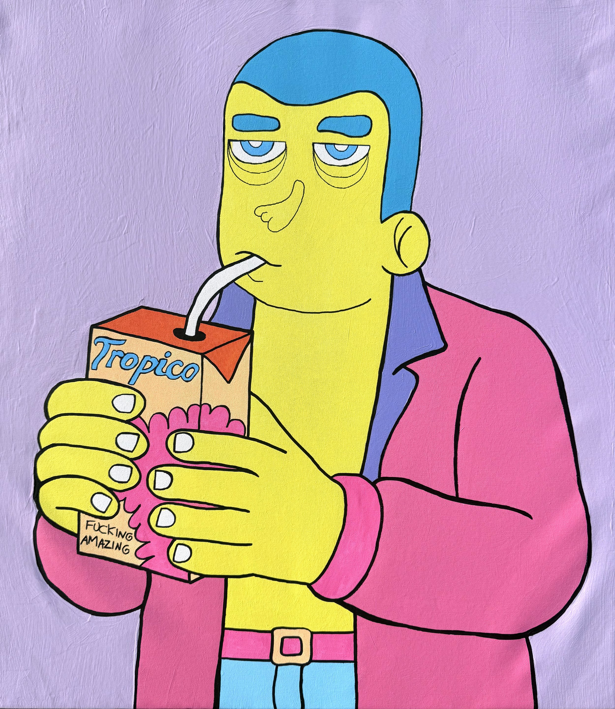 Lost in a lonely world, Acrylics on canvas, 67x77cm, 2025..jpeg