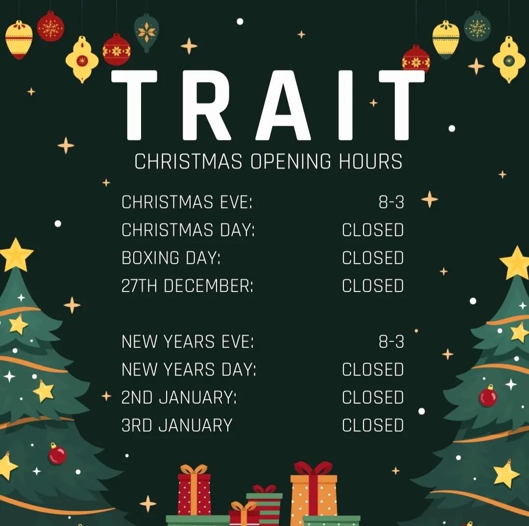 Christmas &amp;; New Year Opening