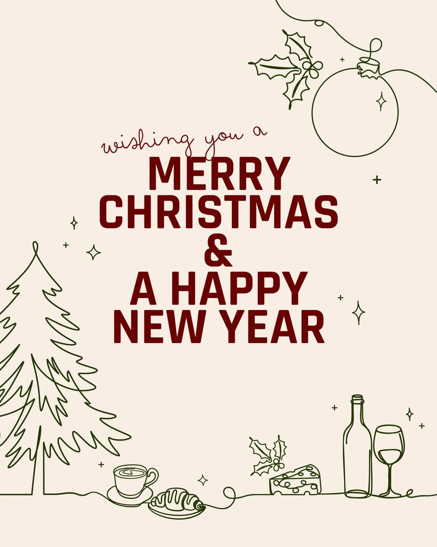 We&rsquo;re wishing you all a merry Christmas and Happy New Year! 

Thank you for being part of our community and the spirit that fills our space every day ❤✨️

Here&rsquo;s to cozy mornings, warm cups and sweet moments shared together with the faces