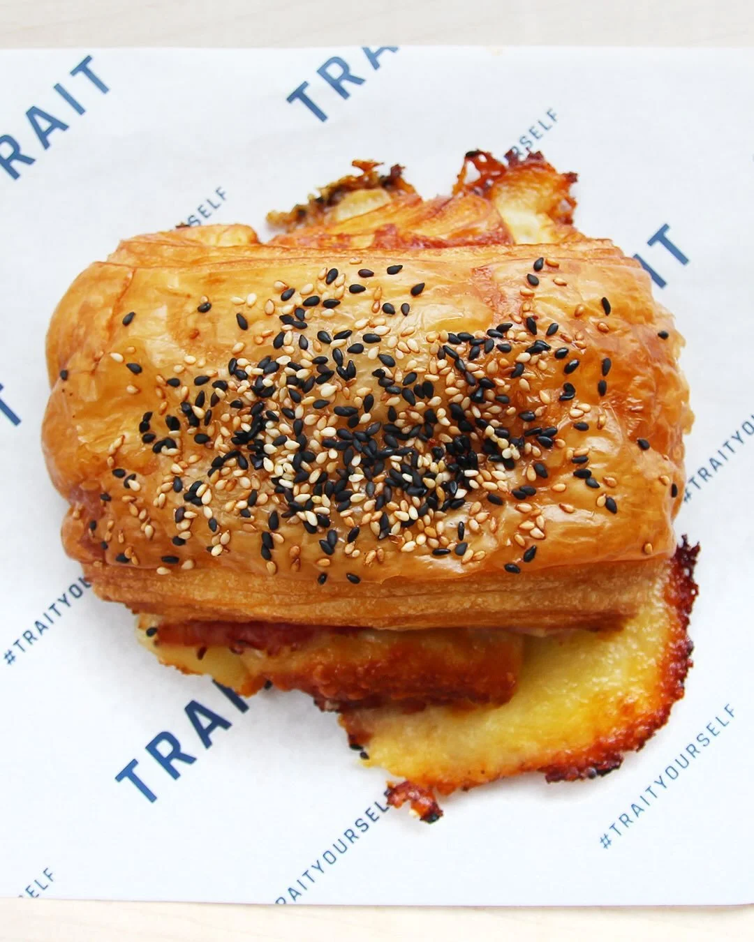 In the mood for something savoury? 

Flaky, cheesy, and baked to perfection - our Ham &amp; Cheese Pain au Savoury 🧀🥐

#belfastbakes #artisanbakery #discoverni