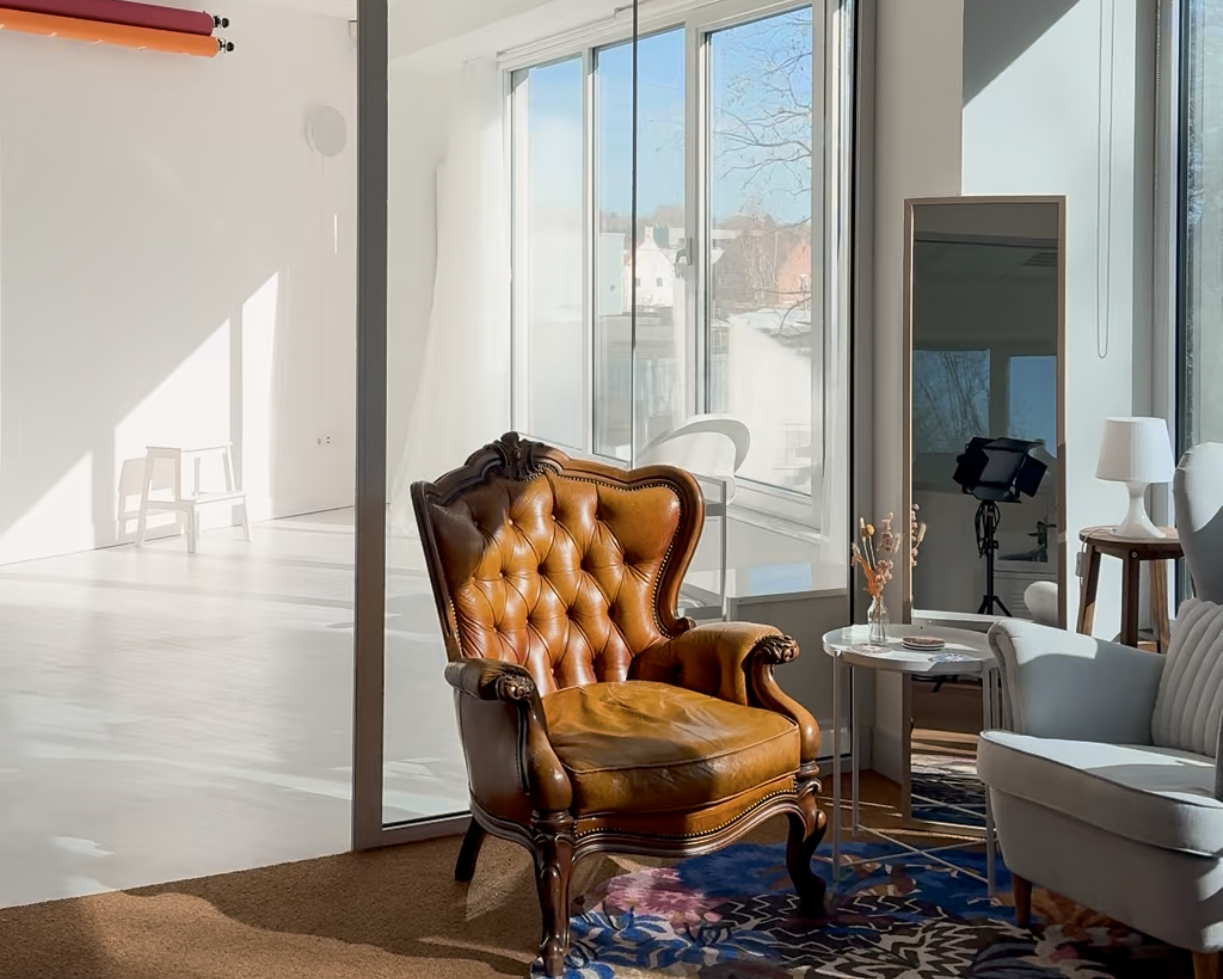 Zitje bij de daglichtstudio