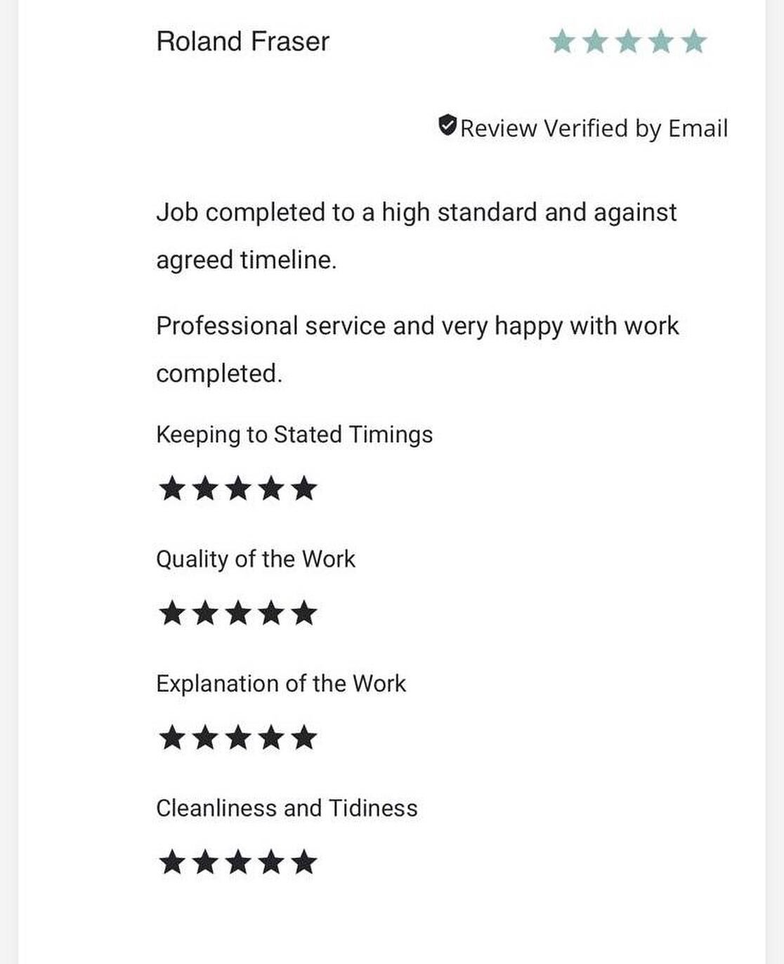 Another two excellent reviews to start the new year from two happy clients Thank you 👍🏻visit www.sapsford.co