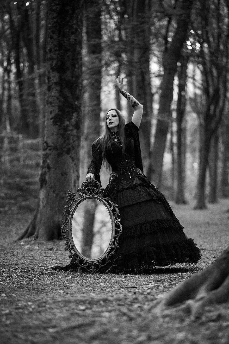 elegant pose in the forest.jpg