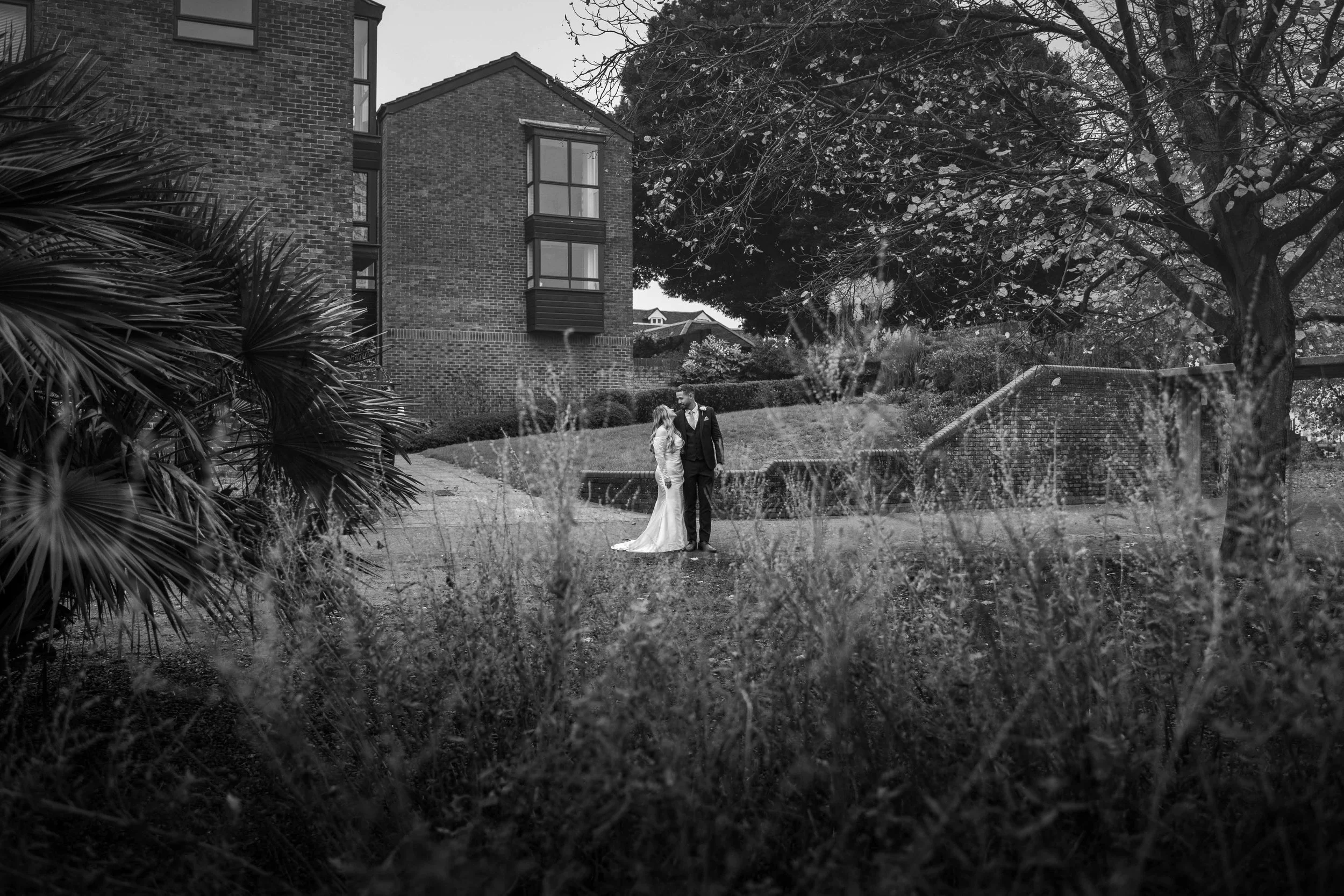 Natural and candid wedding photo