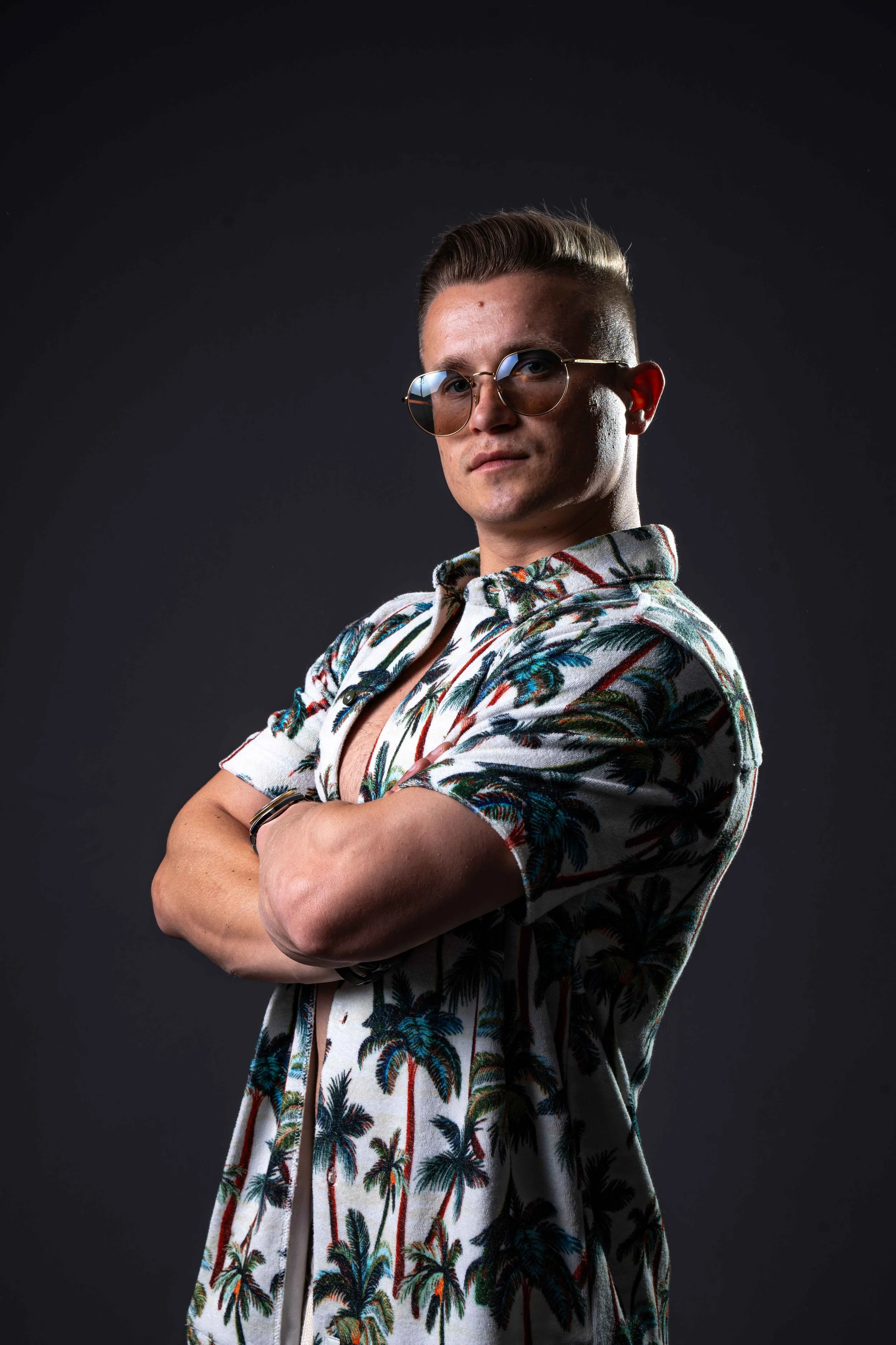 male model portrait session