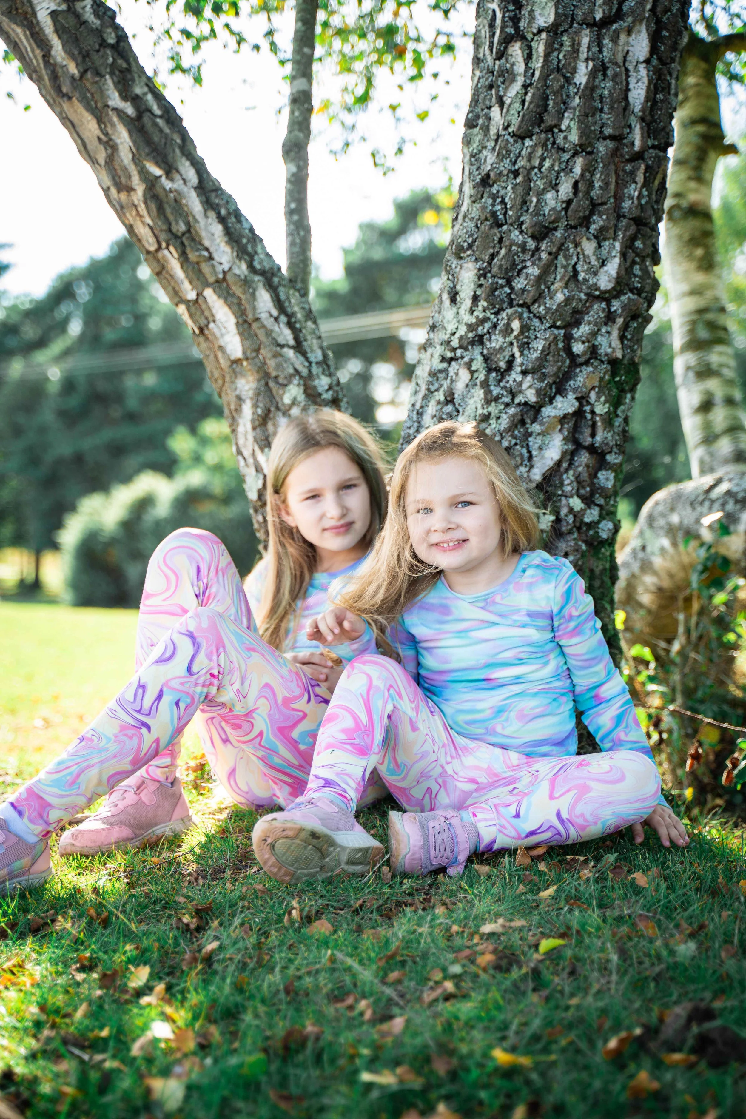 two sisters in the forest