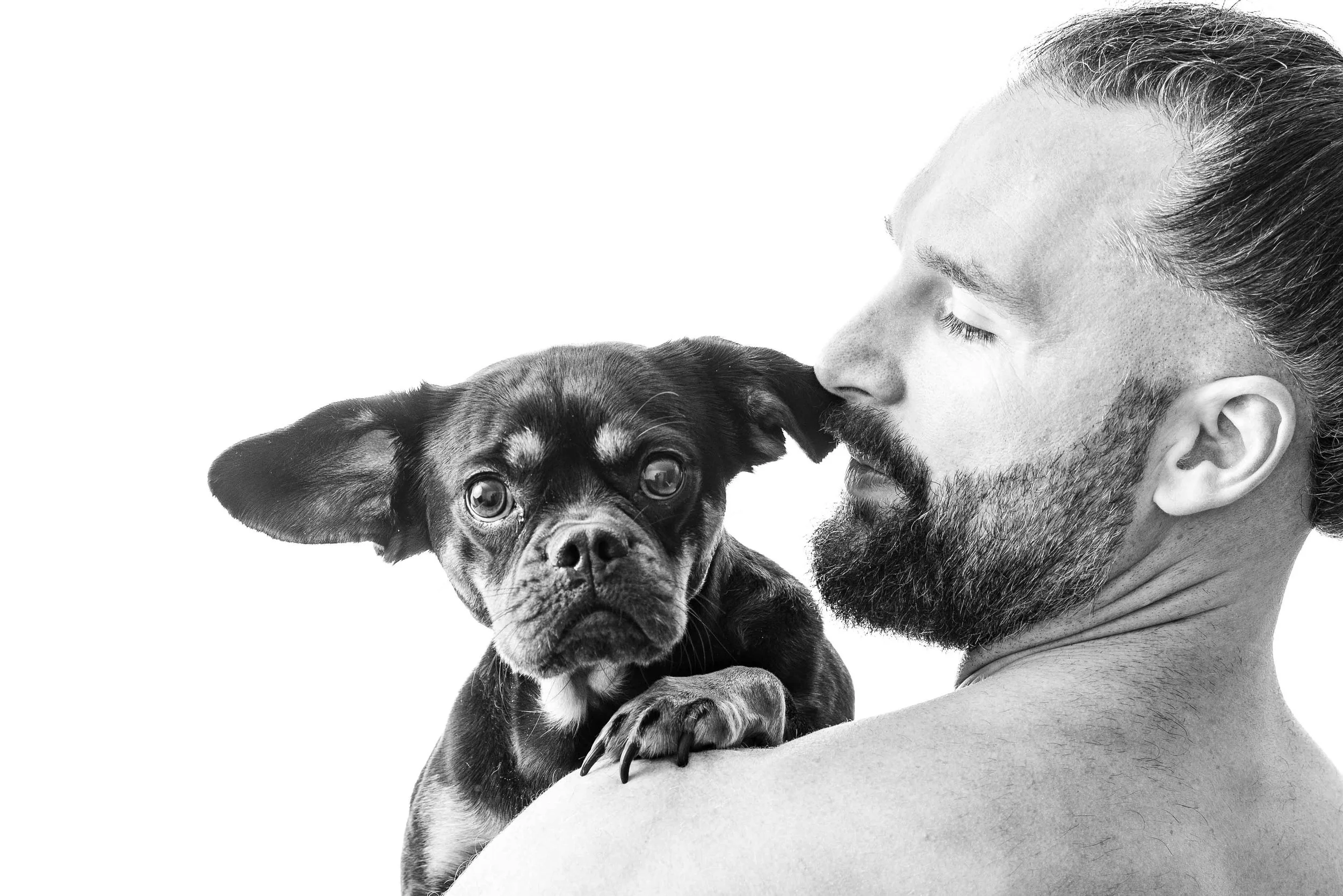 lifestyle shoot with a pet