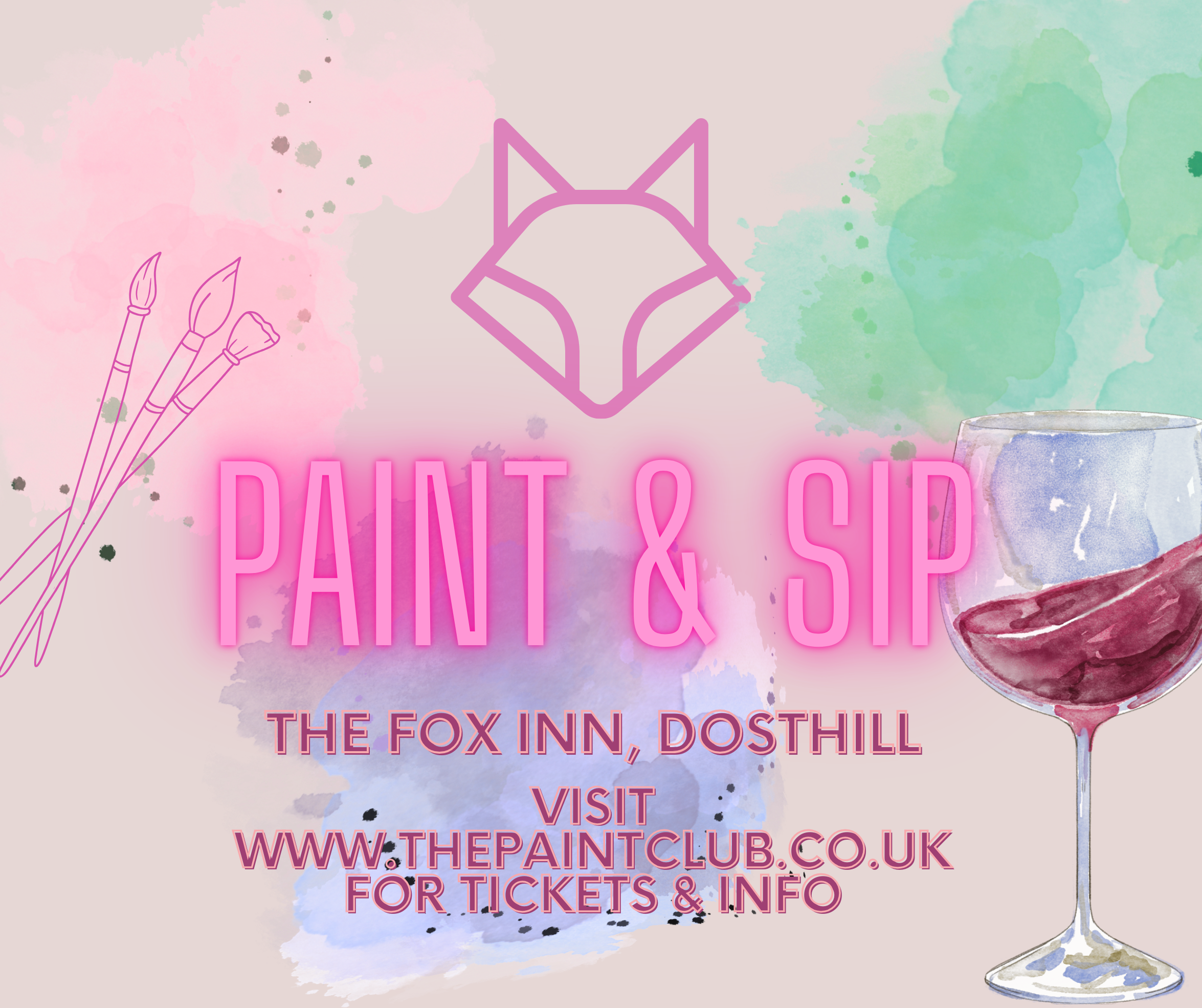 Paint and Sip with the Paint Club