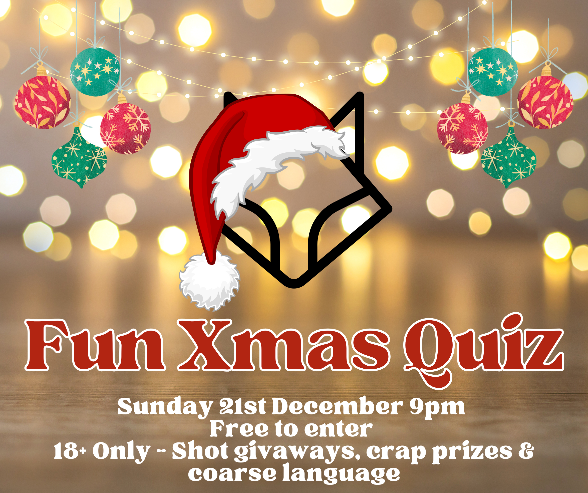 Adult Only Fun Xmas Quiz