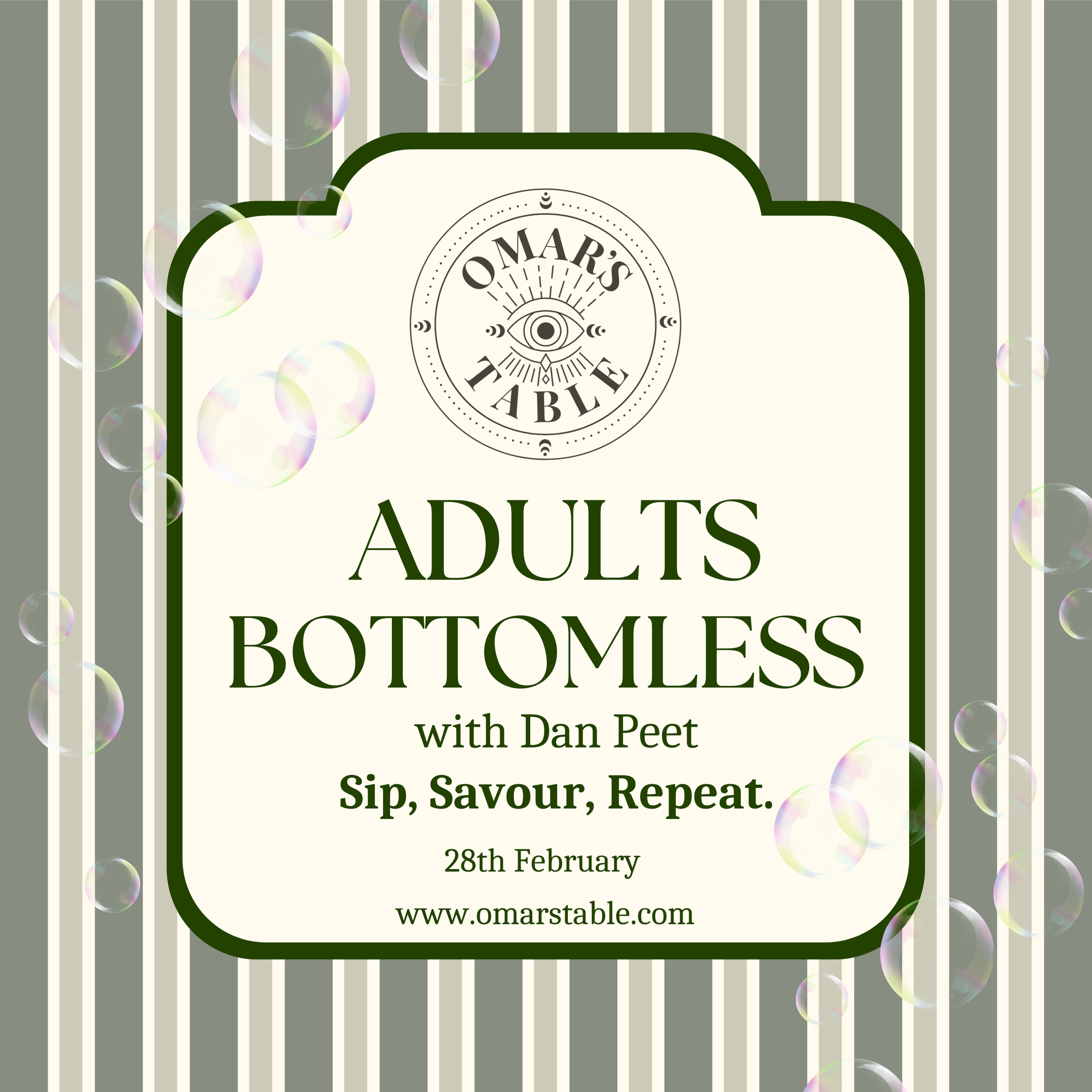 Bottomless at Omar's Table