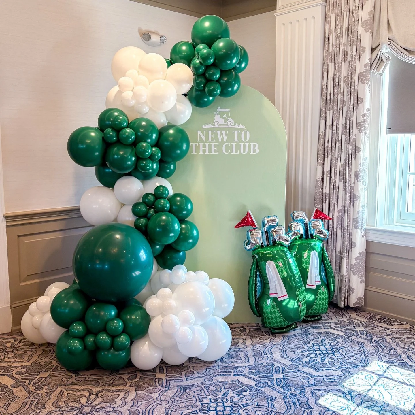 ⛳️💚 New to the Club 💚⛳️

A hole-in-one backdrop package for photos, memories, and a beautiful welcome for a future golfer 🍼✨

Our backdrop package, includes a 12-foot balloon garland paired with a custom backdrop panel&mdash;perfect for creating a