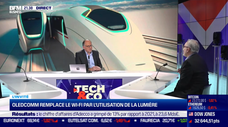OLEDCOMM Discussed Their Latest LiFi Innovations and Next Challenges With François Sorel on BFM Business Tech &amp; Co
