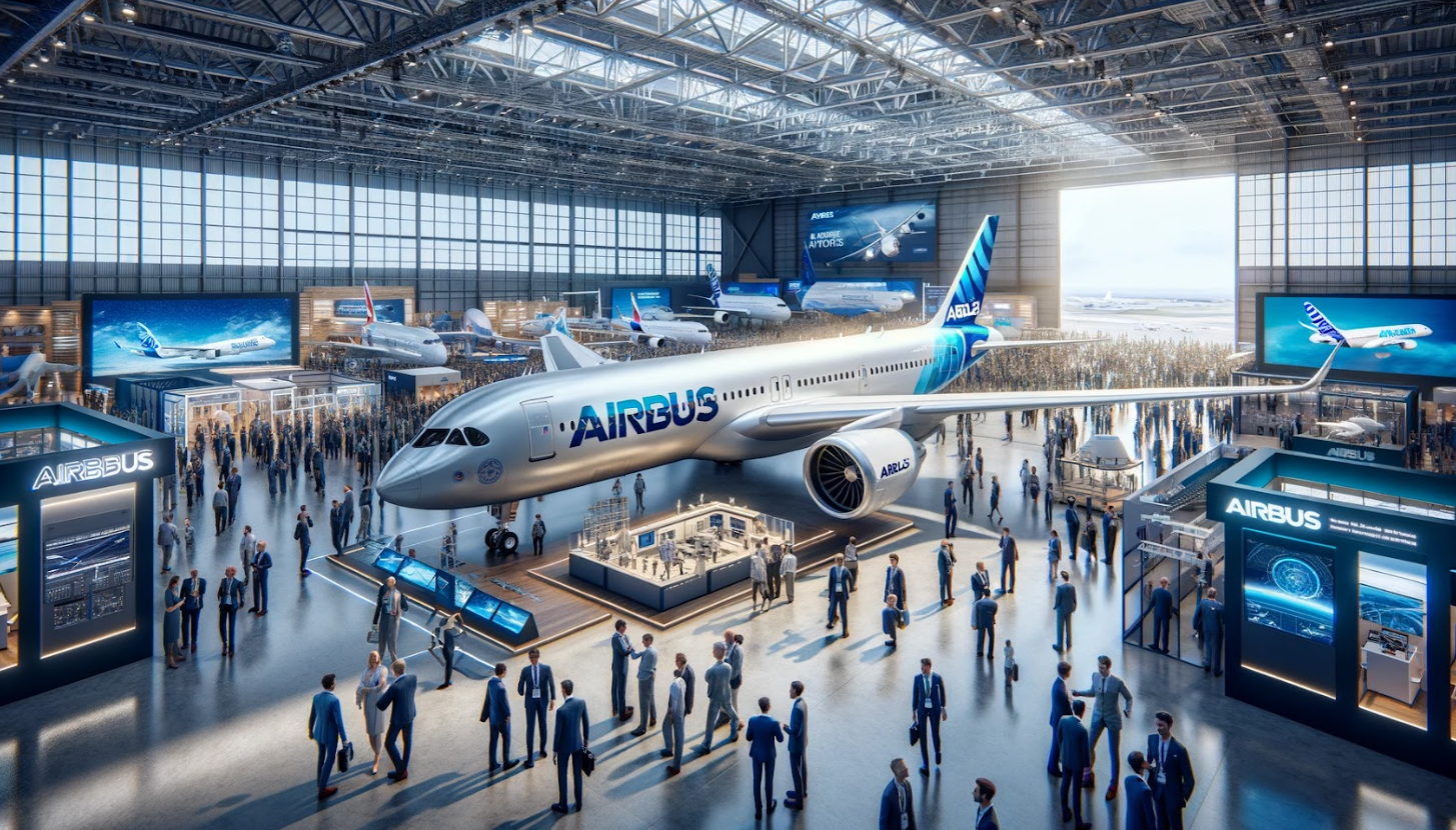 Oledcomm invited by the French president Emmanuel Macron at an Airbus Event in Toulouse for 2nd year of France Relance 2030 program