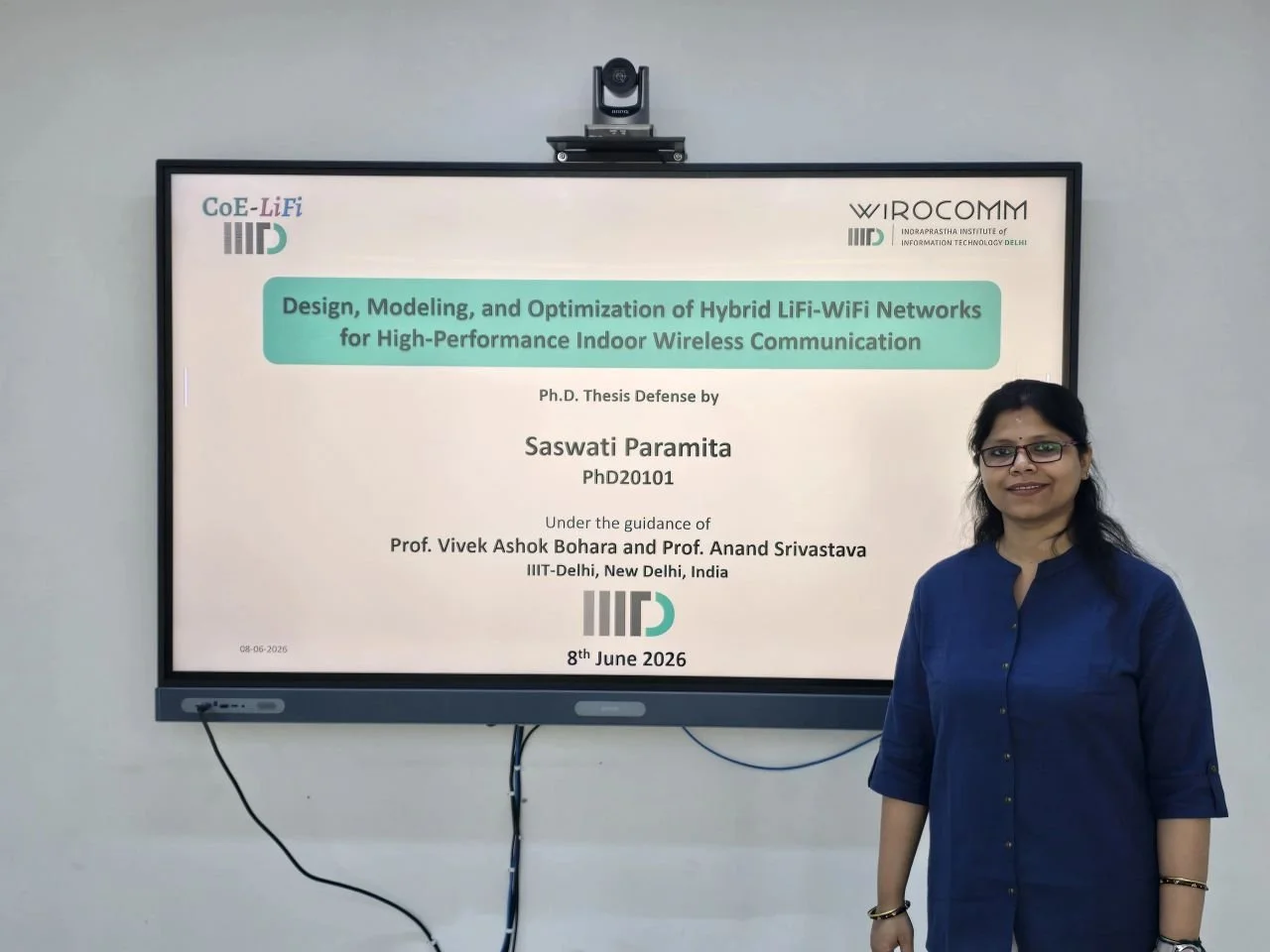 Interview of Dr Saswati Paramita By LiFi Tech News on Her LiFi Research and Recent Achievements