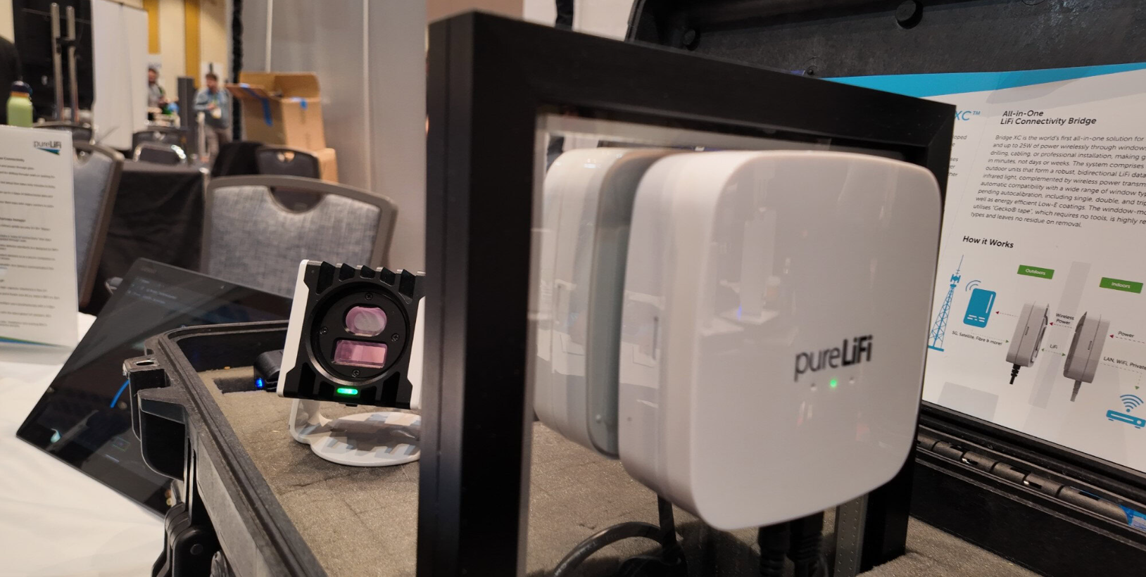 LiFi Tech News Take On pureLiFi Recent Webinar About Bridge XC Flex