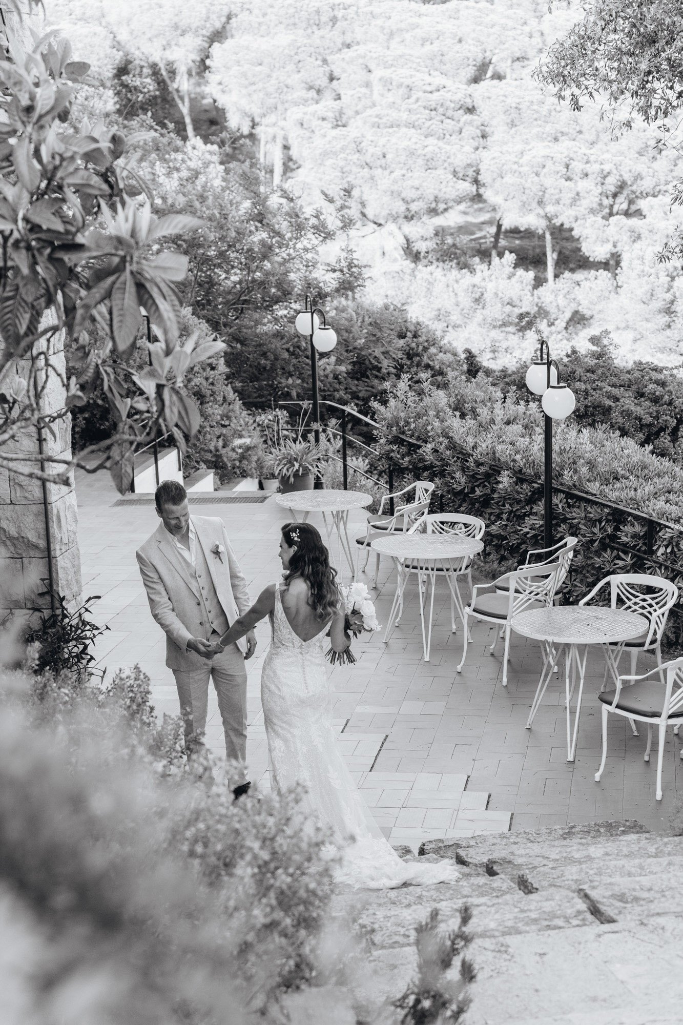 black-and-white-portrait-of-bride-and-groom-first-look-tamarit-castle-barcelona-destination-wedding-photographer.jpg