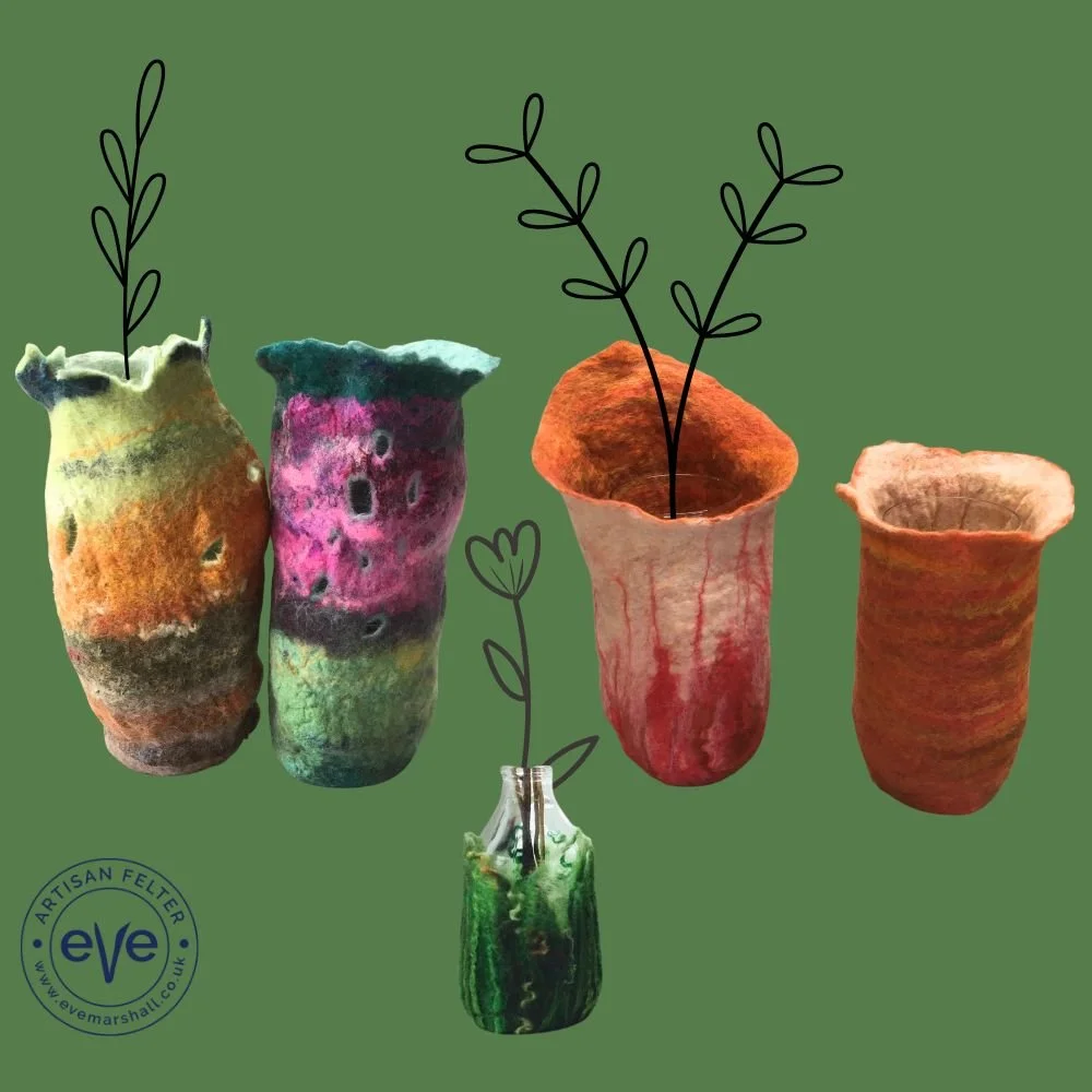 Wet Felted Vessel