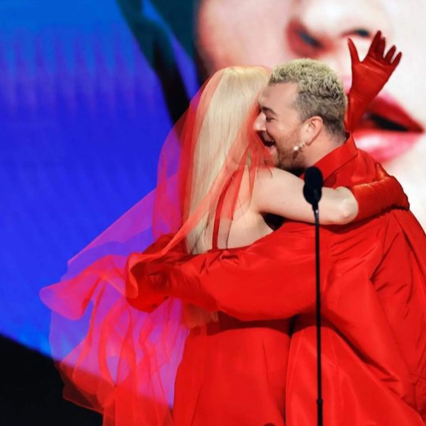 They did that! Congratulations to @samsmith & @kimpetras for winning Best Pop Duo/ Group Performance with ‘Unholy’ at this years Grammy Awards! @recordingacademy #grammys #samsmith