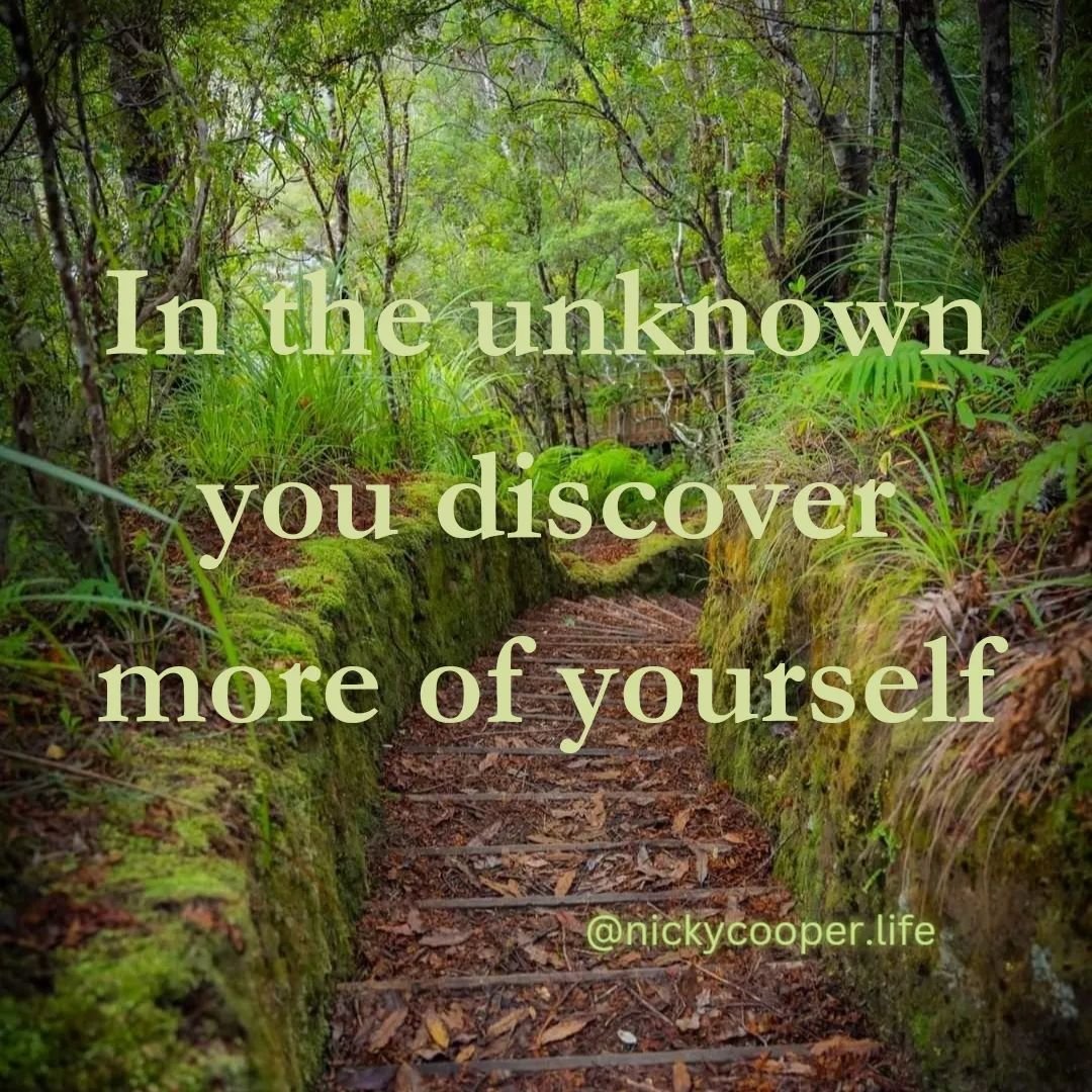When you step into the unknown, you uncover parts of yourself that have remained hidden deep in the comfort zones. Stepping beyond that isn't about conquering fear but about uncovering and finding the courage to explore a new way of being.

In these 