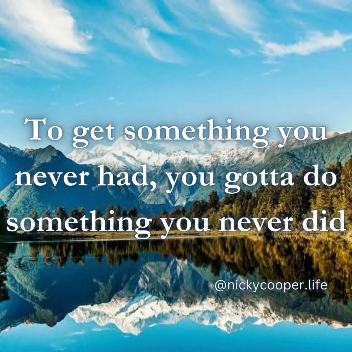 If your nervous system has been wired for survival, then even peace sometimes can feel like a threat.

So when you find yourself pulling back from the very thing you say you want, love, health, freedom, abundance. It&rsquo;s not necessarily self-sabo