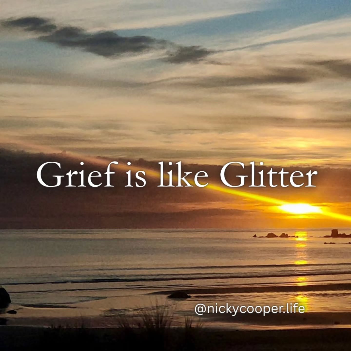 This morning I met someone coming up to a year since losing their loved one. "This winter is hard," they told me. "I'm inside so much more, and the house is full of ghosts."

I've worked with the dying for many years. I live next 