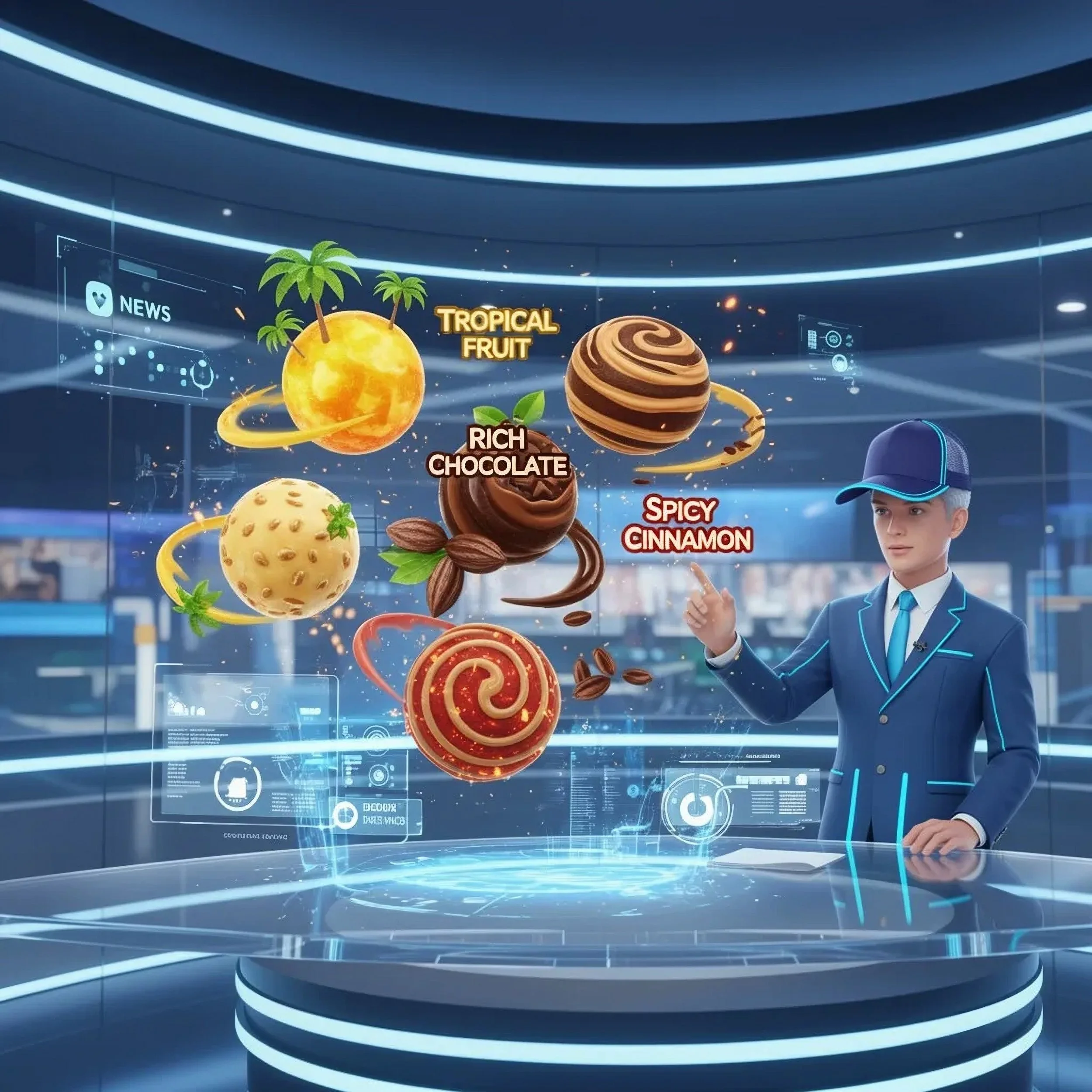 Young Isaac revealing new pellet mixes in The Ant Nest Gazette app's main stage.